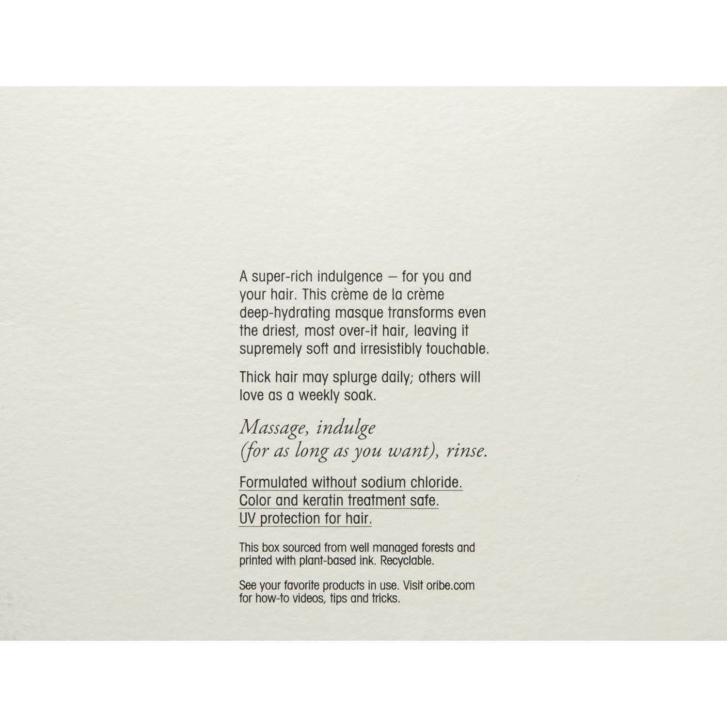 Mascarilla Hidratante Oribe Signature 175 ml - Cuidado Cabello