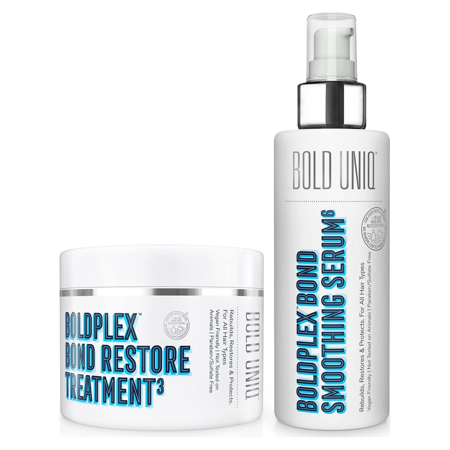 BOLD UNIQ Dúo Mascarilla y Suero para Cabello 250ml - Vegano