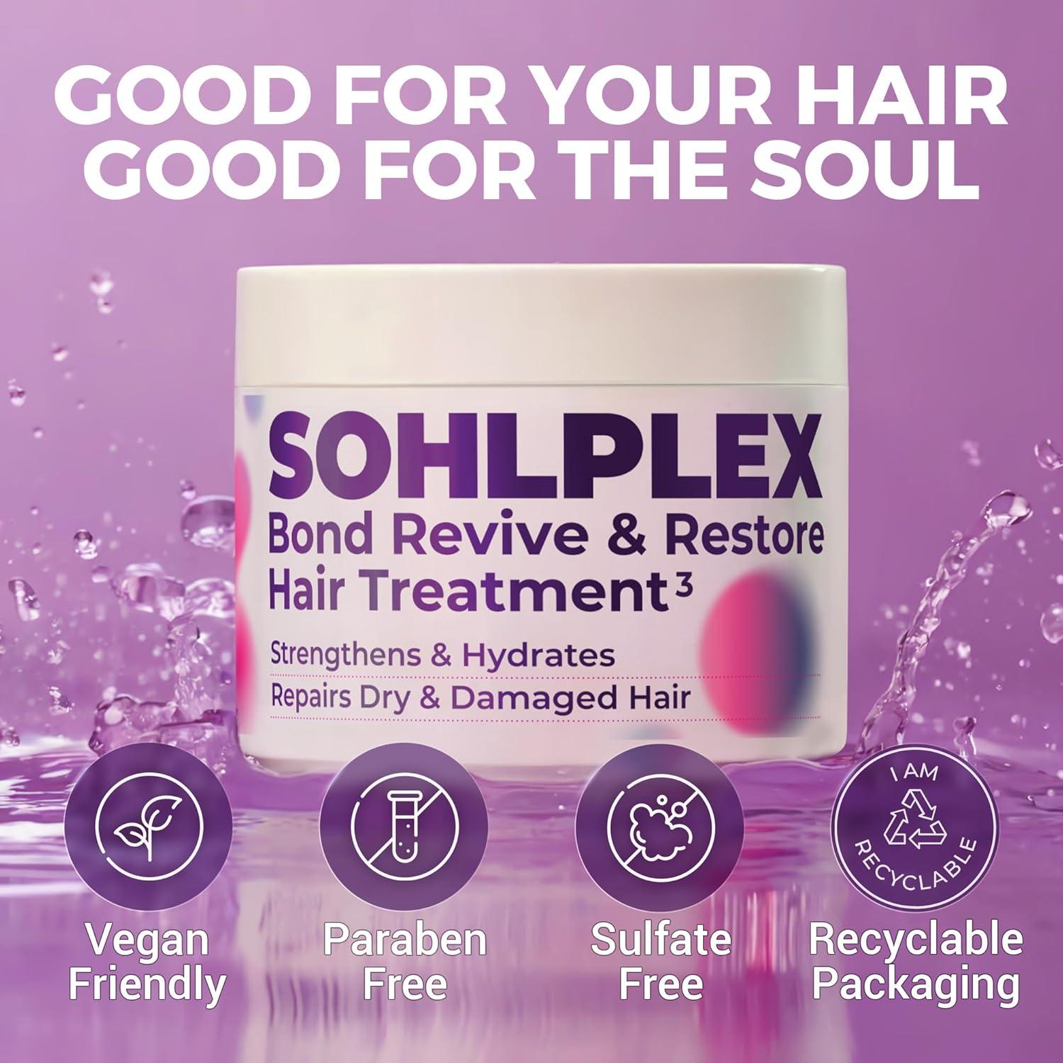 Tratamiento SOHLPLEX Bond Revive & Restore 200ml - Cabello Seco y Dañado