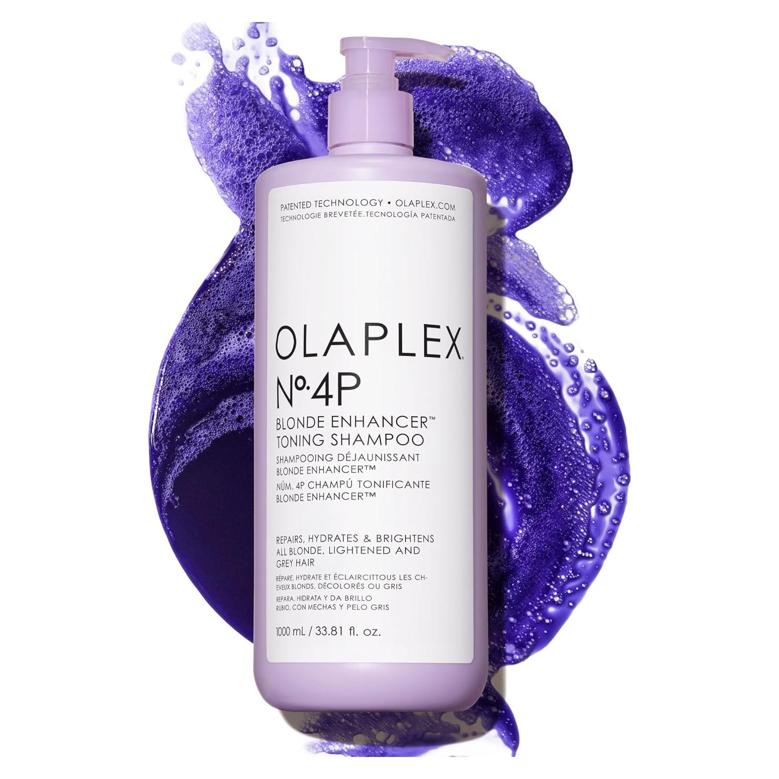 Champú Tonificante Morado Olaplex N°4P 1L - Mejora Rubios