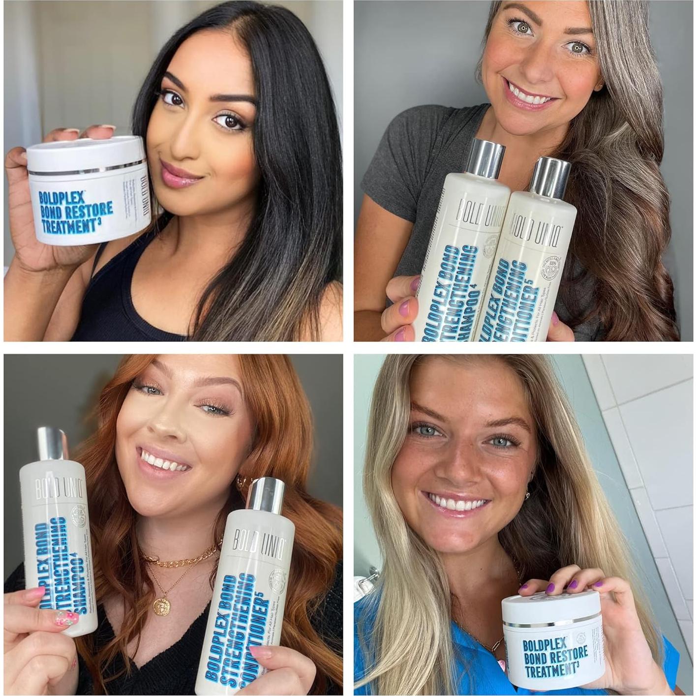 Set de Cuidado Capilar Boldplex 3, 4 y 5 - Champú, Acondicionador y Mascarilla Hidratante