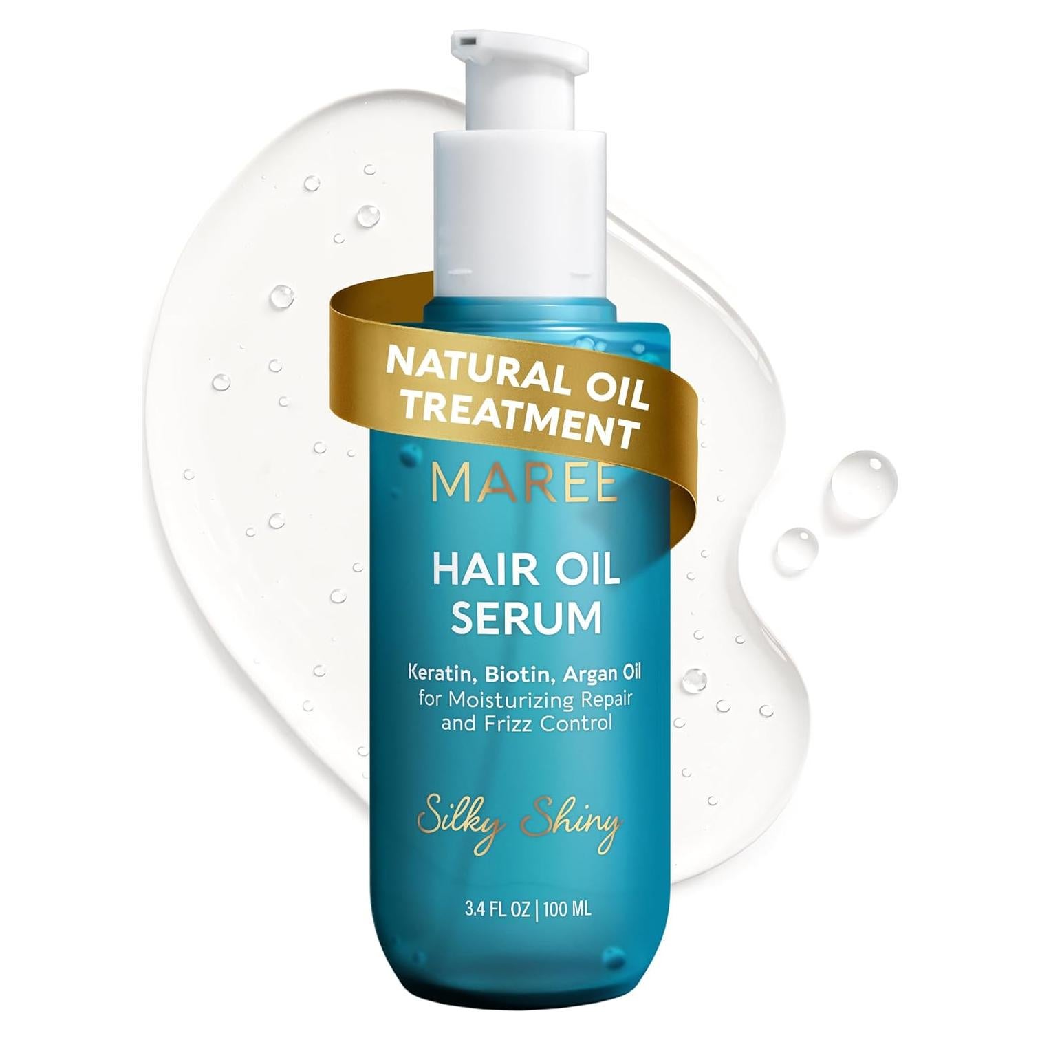 Suero para Cabello Frizz MAREE con Queratina y Biotina 210g