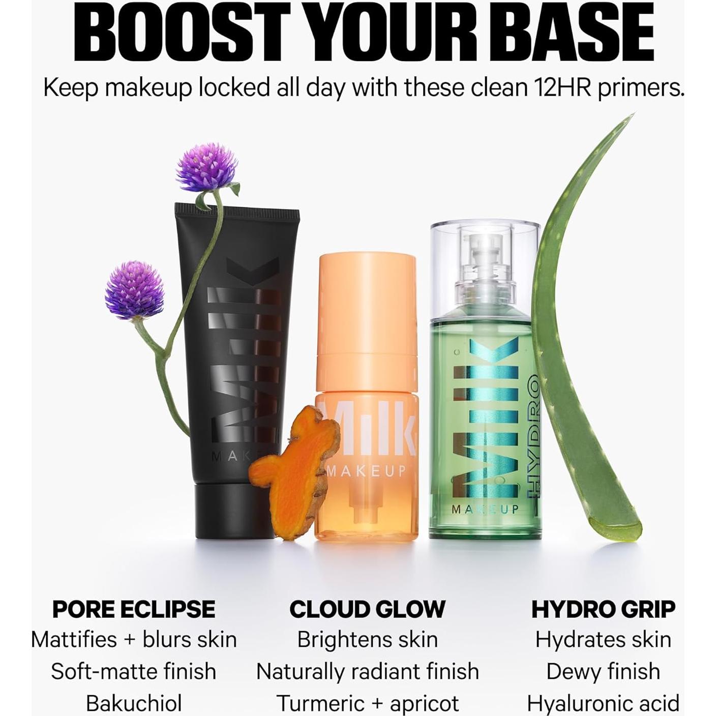 Espuma Primer Facial Brillante Nube Leche Maquillaje 27.2 g