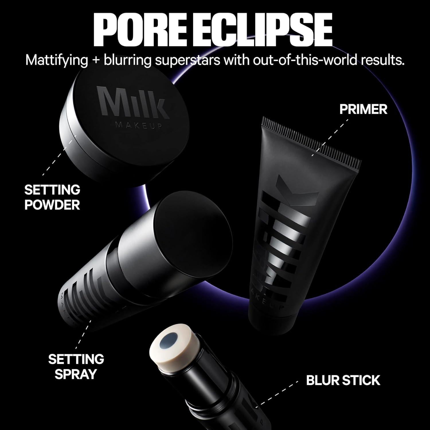 Barra Matte Difusora Milk Makeup Pore Eclipse 12.5g - Controla Brillo