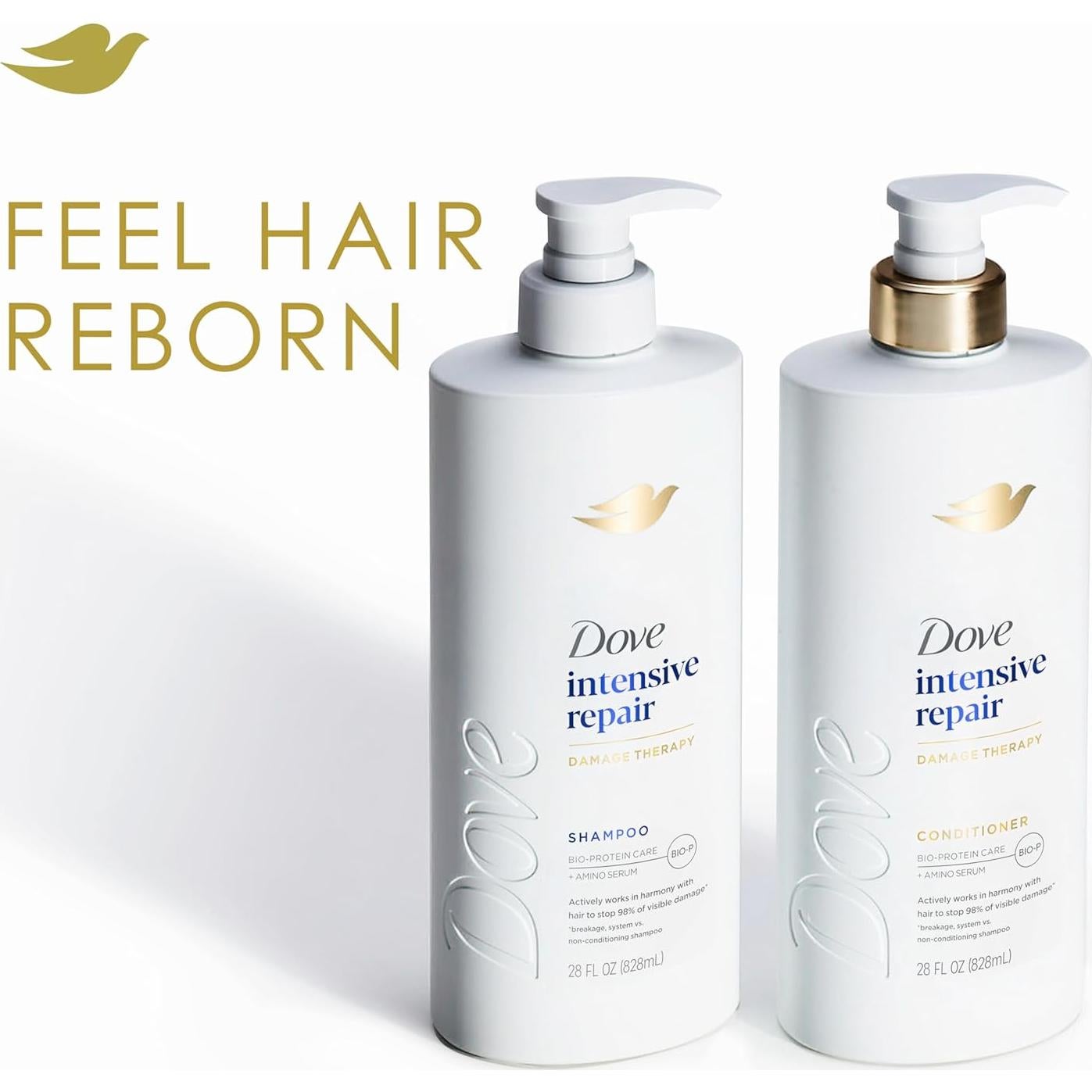 Acondicionador Dove Reparación Intensiva 828 ml para Cabello Dañado