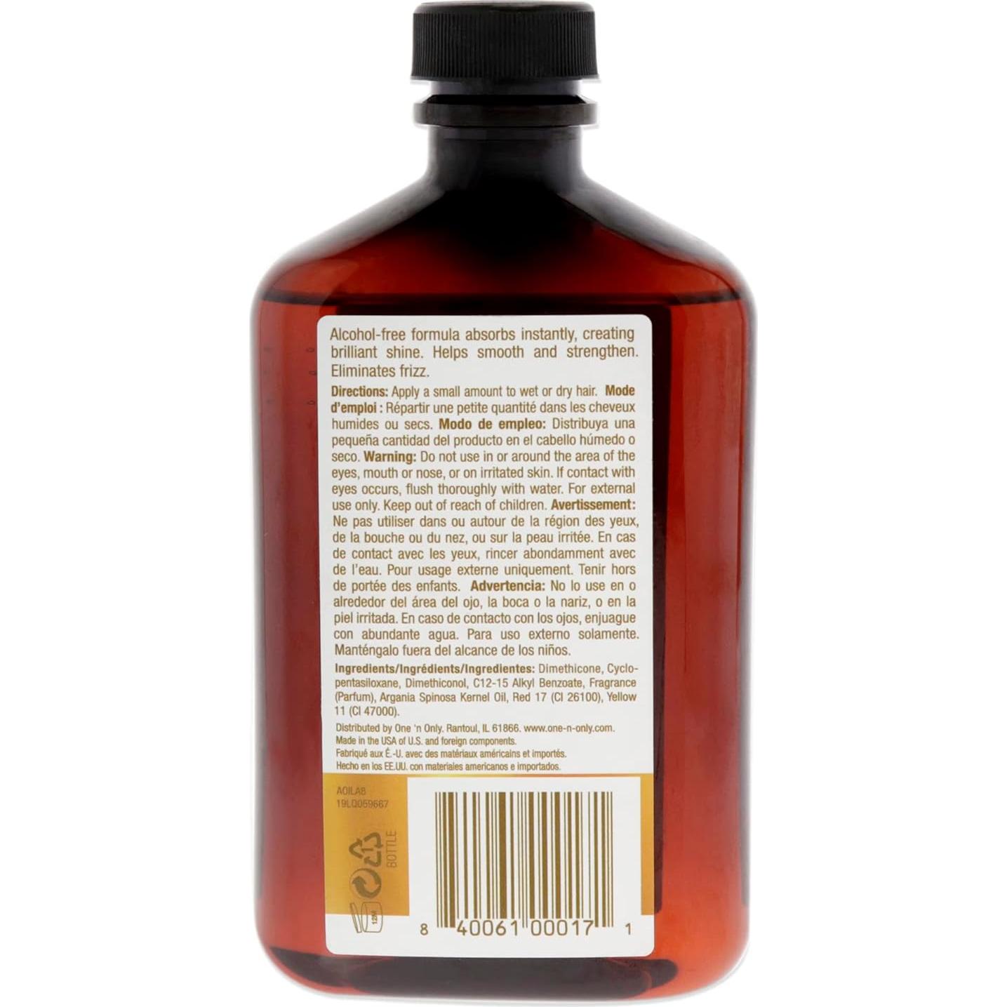 Tratamiento Aceite de Argán One 'n Only 236.6 ml Sin Enjuague