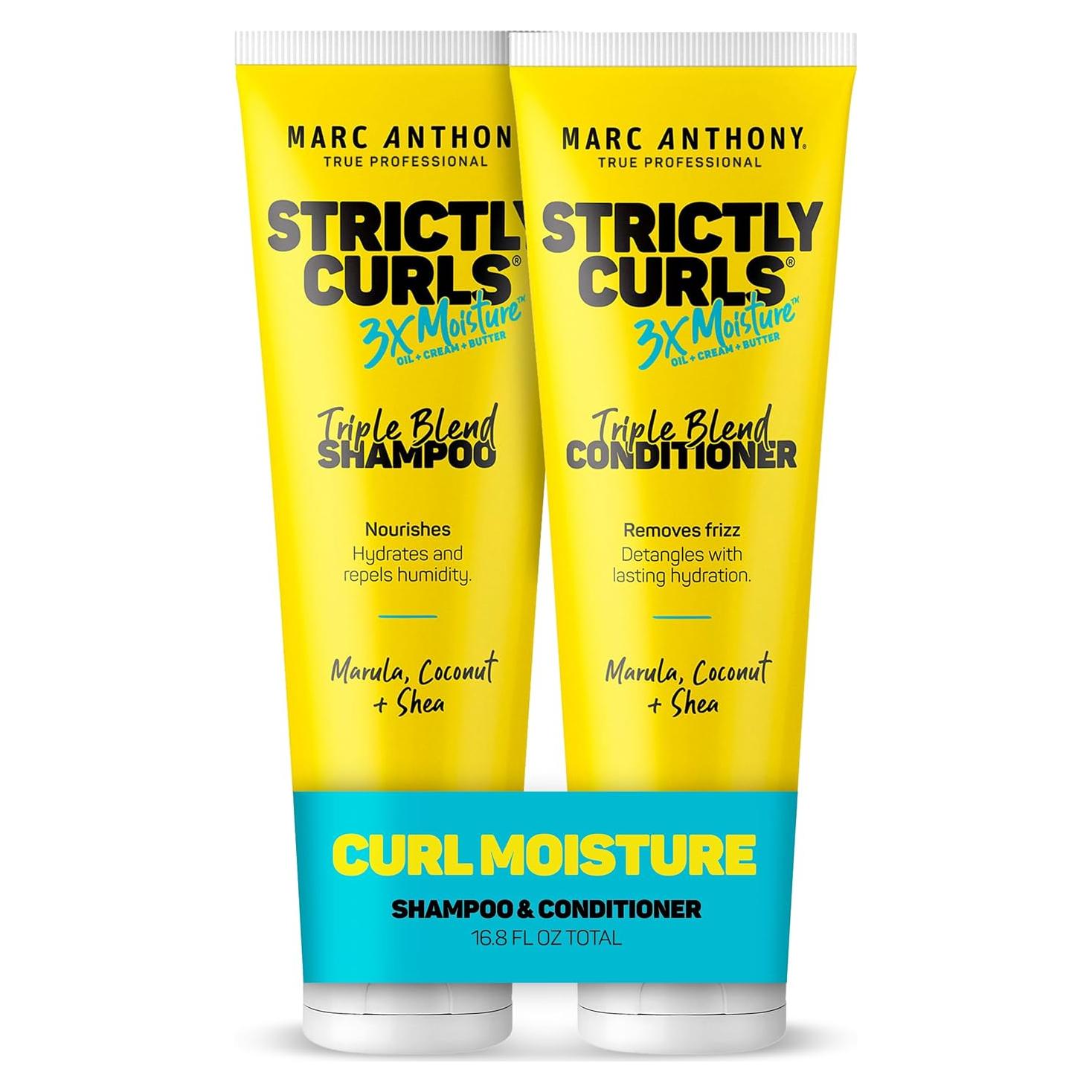 Champú y Acondicionador Marc Anthony Strictly Curls 3X Hidratación 248 ml
