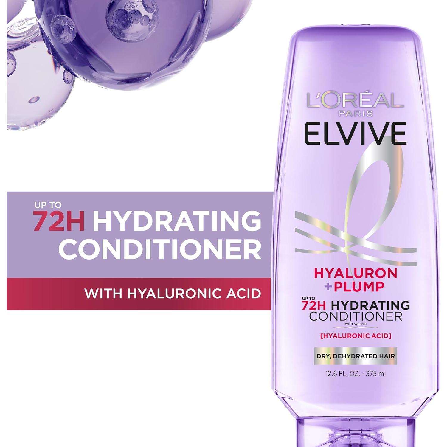 Acondicionador Hidratante L'Oreal Paris Elvive Hyaluron 373 ml