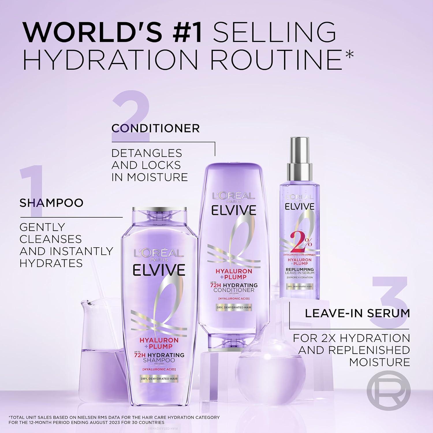 Acondicionador Hidratante L'Oreal Paris Elvive Hyaluron 373 ml