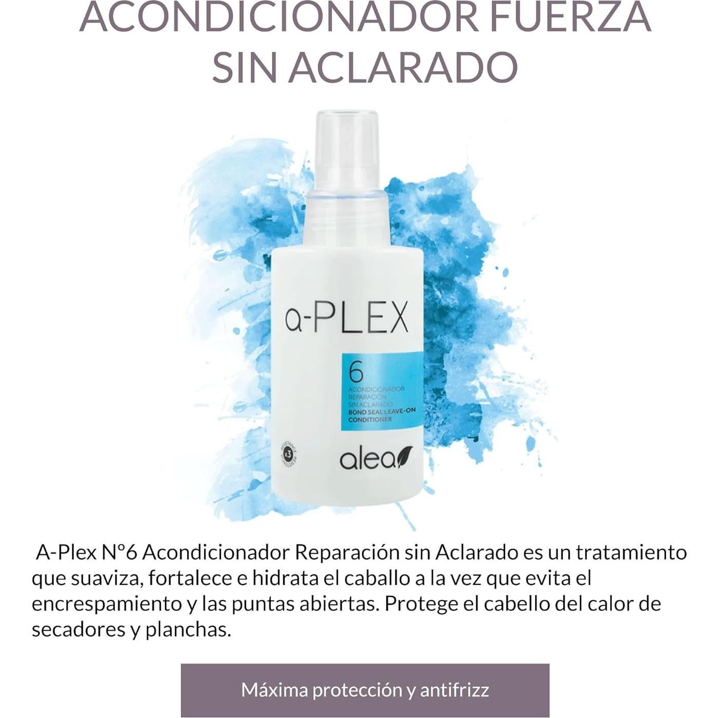 Acondicionador Sin Enjuague Alea A-Plex N°6 250 ml Antifrizz