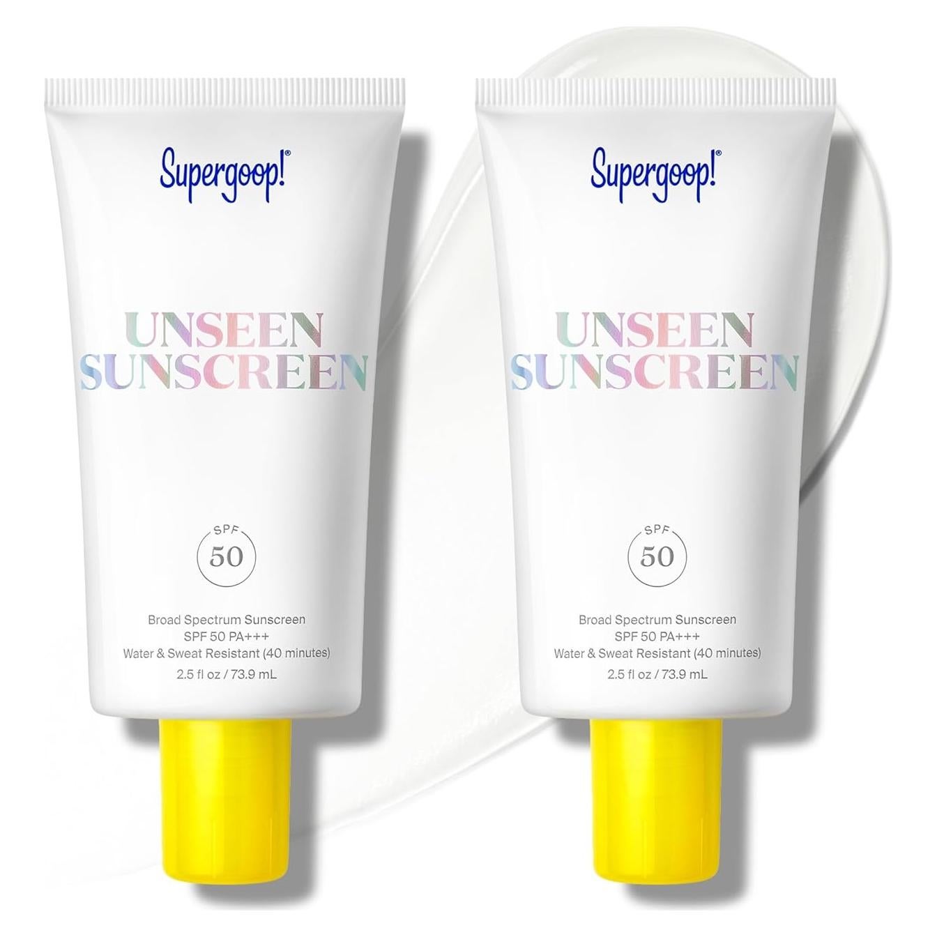Protector Solar Invisible Supergoop! SPF 50 - 2 Paquetes de 74.8 ml