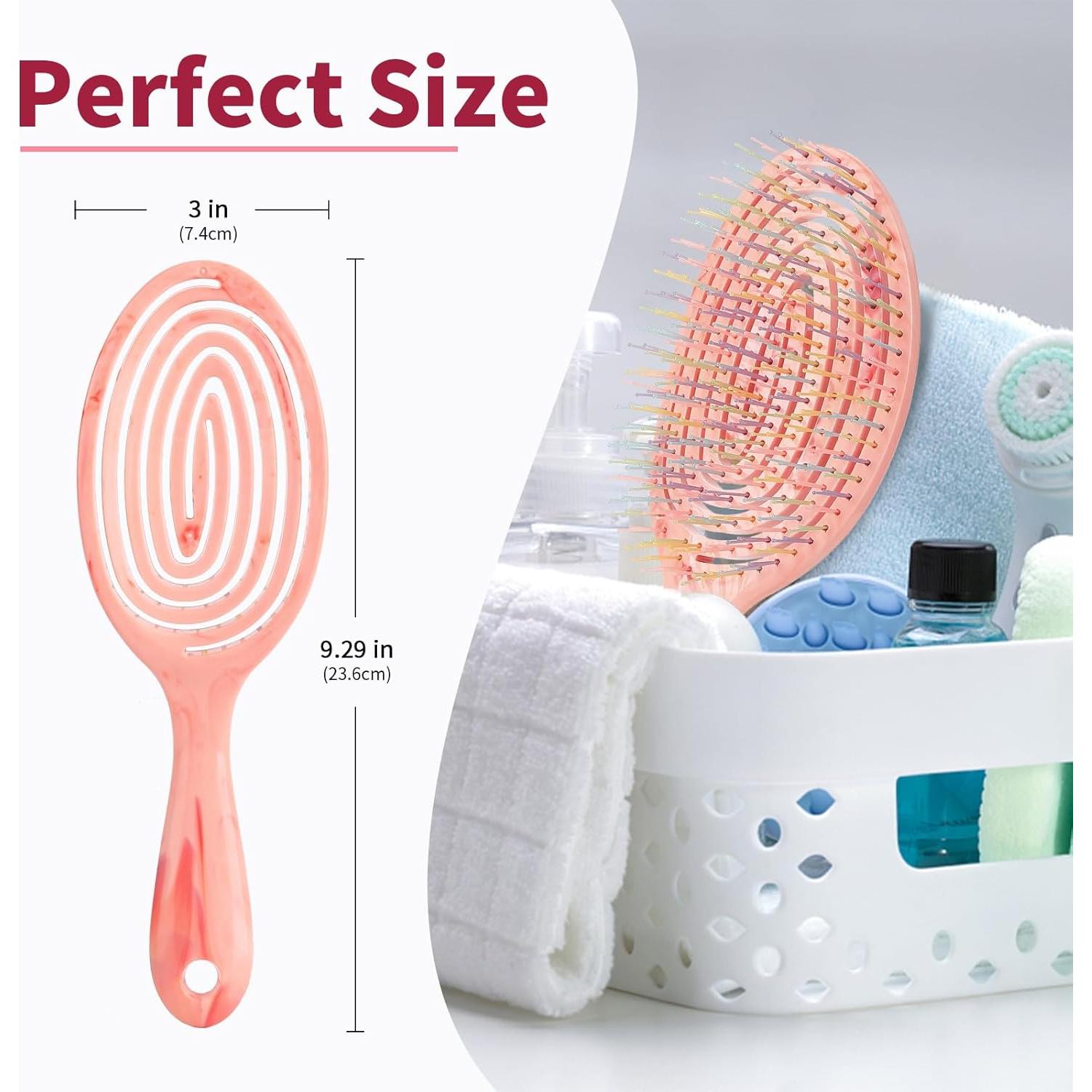 Cepillo Desenredante Ventilado BLUSHMARKS Rosa 23.3x7.7cm