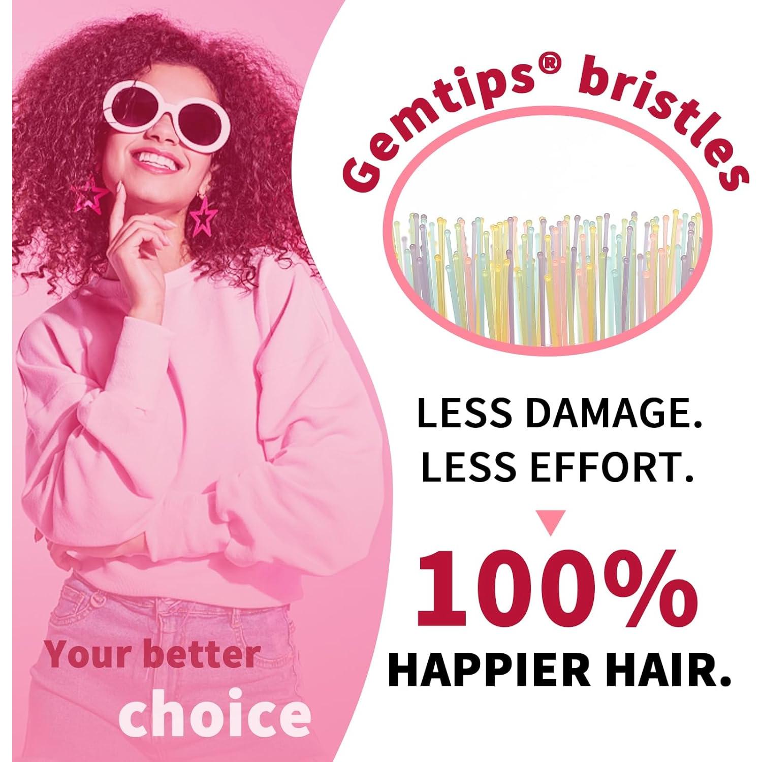 Cepillo Desenredante Ventilado BLUSHMARKS Rosa 23.3x7.7cm