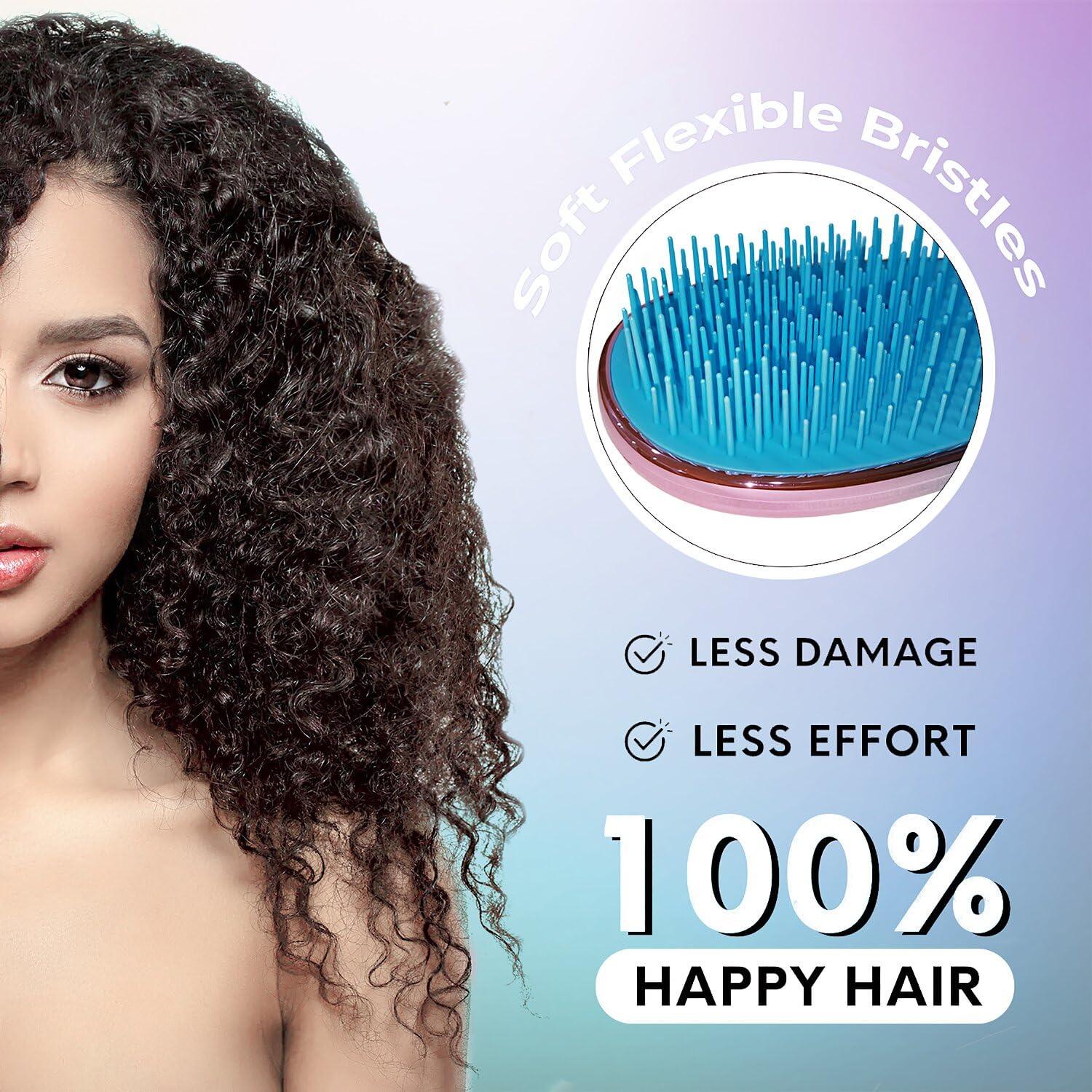 Cepillo Desenredante BELISIMO para Todo Tipo de Cabello 25cm