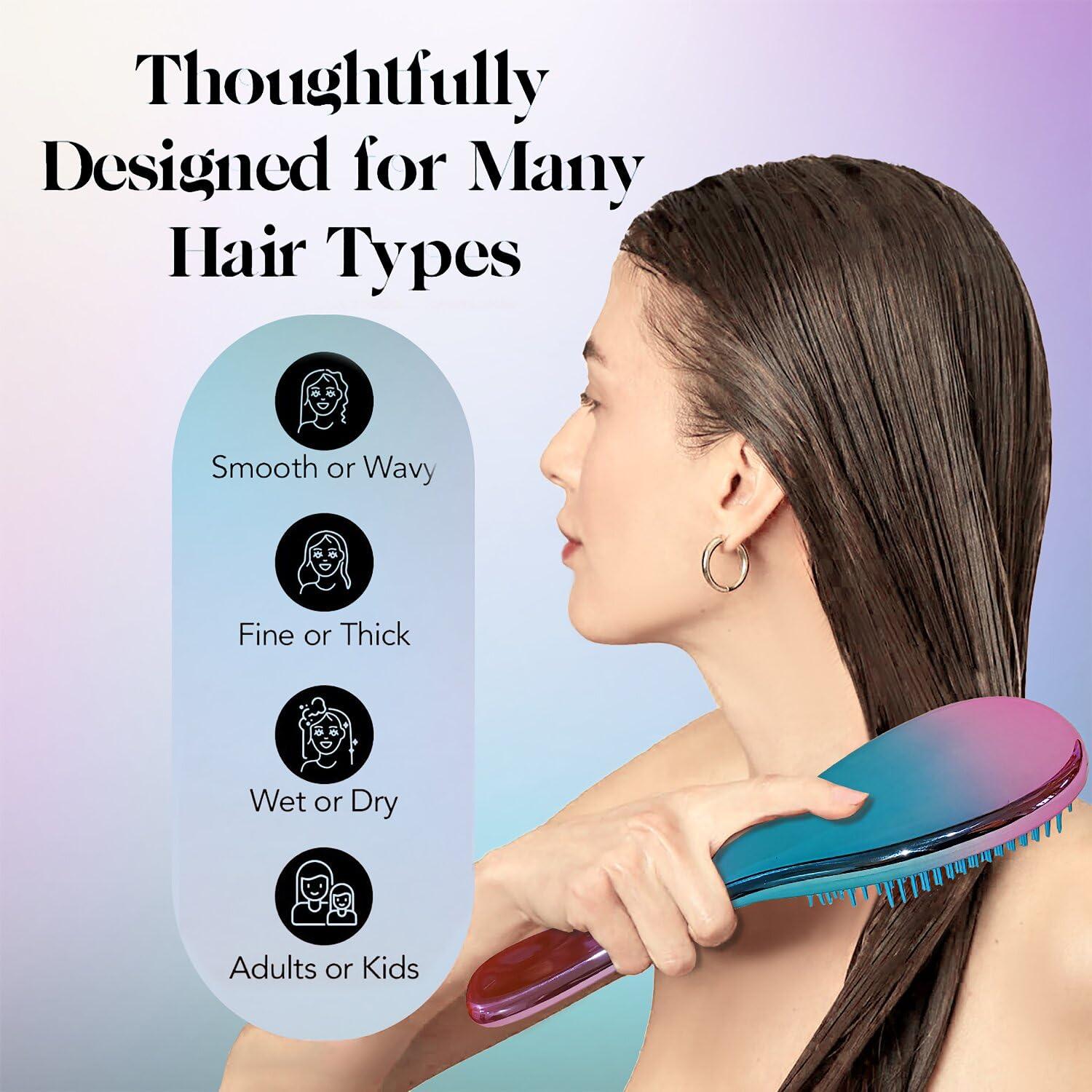 Cepillo Desenredante BELISIMO para Todo Tipo de Cabello 25cm