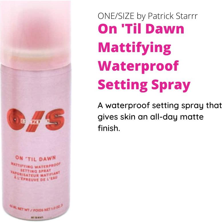 Spray Fijador Mate Impermeable ONE/SIZE Patrick Starrr 46 mL
