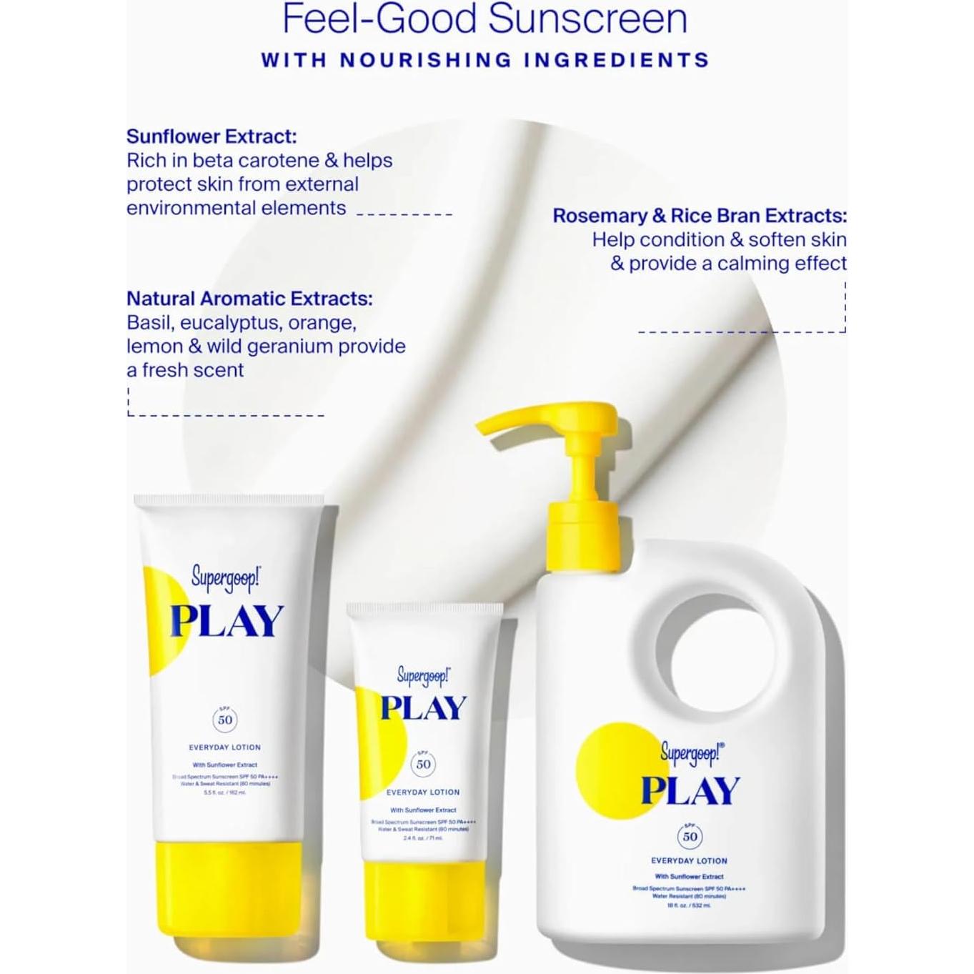 Paquete Protector Solar Supergoop! SPF 50 y 40 para Piel Sensible