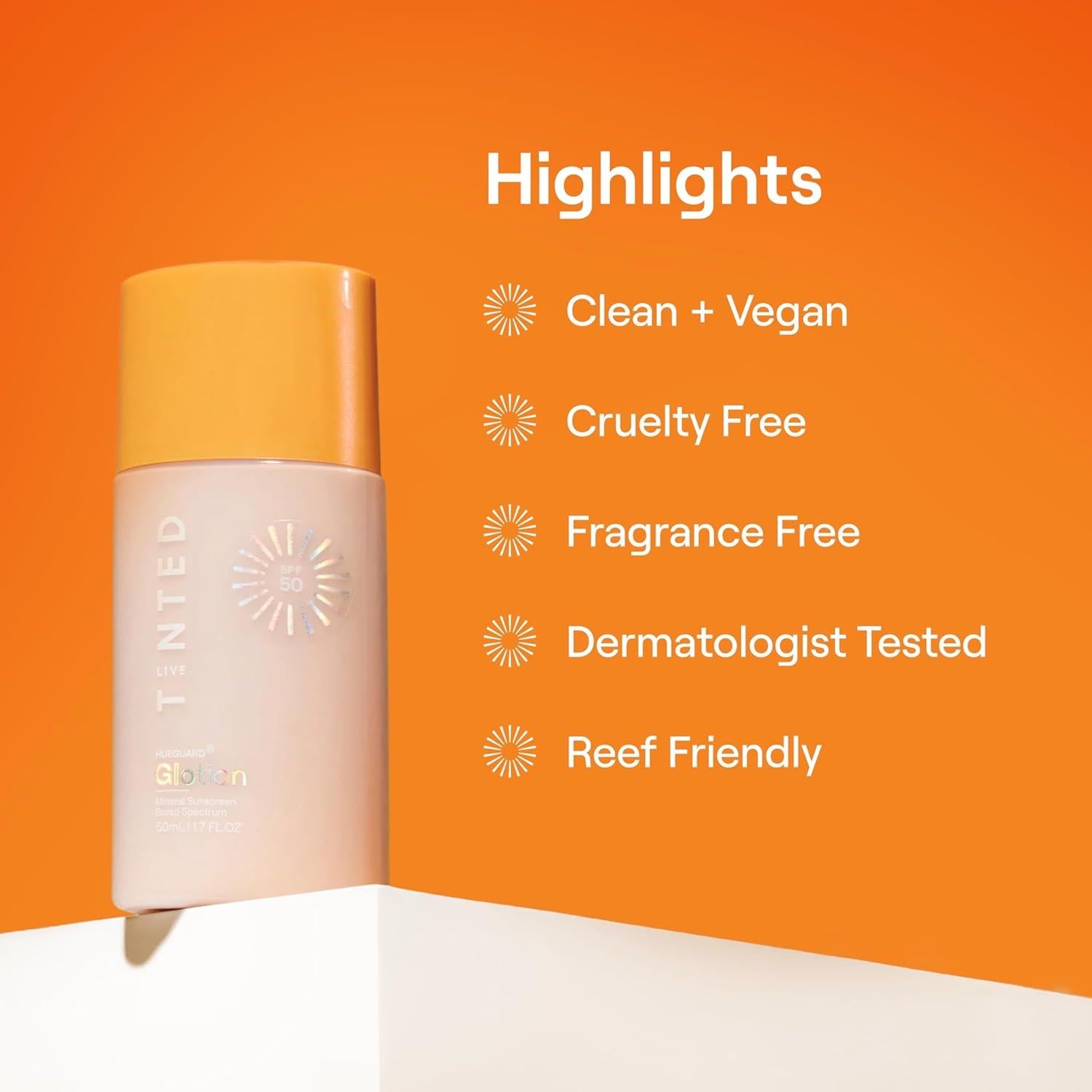 Protector Solar Mineral Live Tinted Hueguard SPF 50 14g