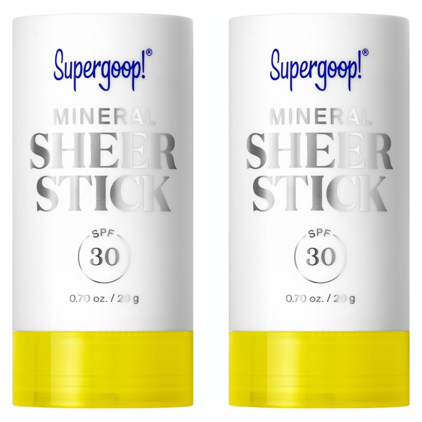 Supergoop! Barra Mineral Transparente SPF 30 - 20.9 ml x2