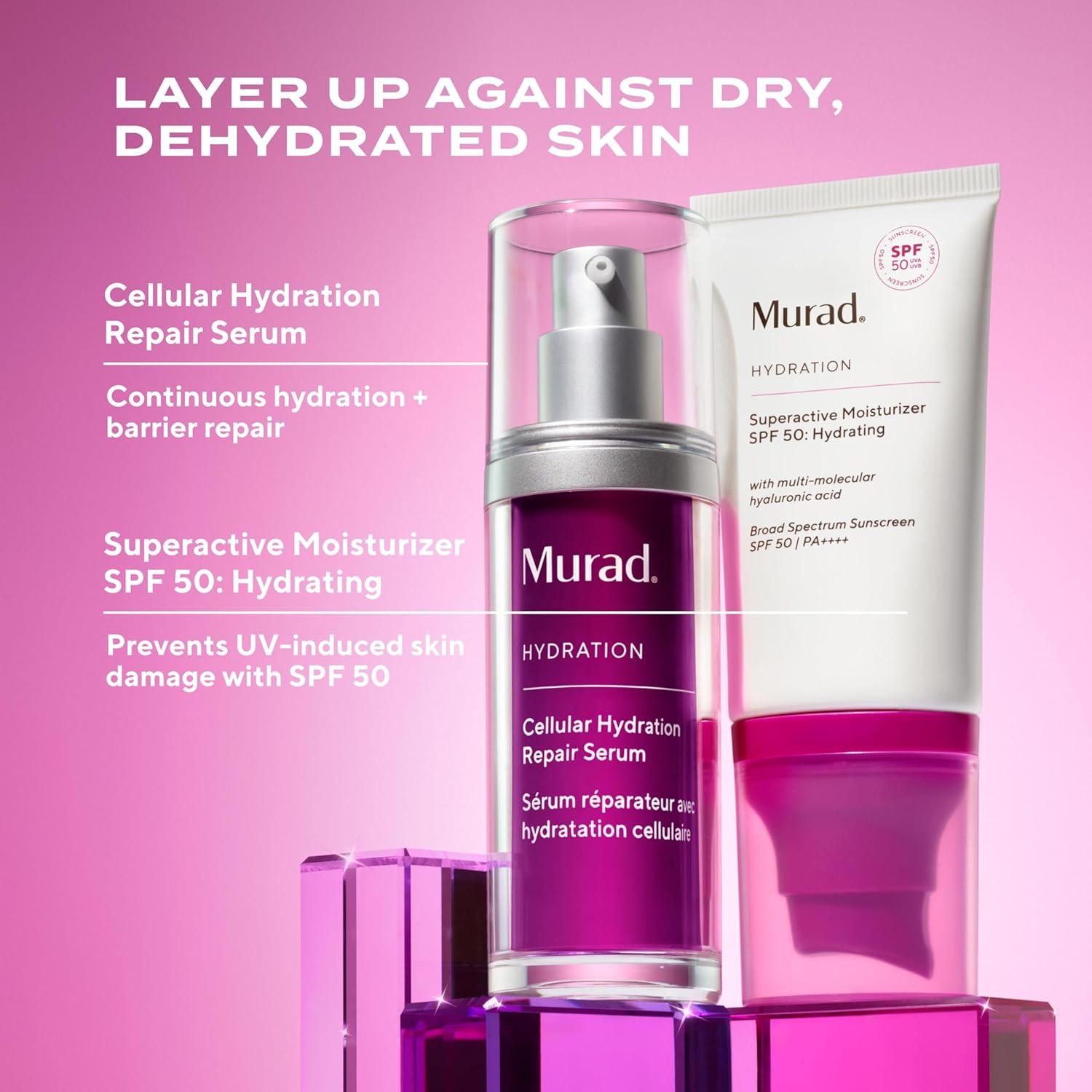 Hidratante Facial Murad SPF 50 con Ácido Hialurónico 50 ml