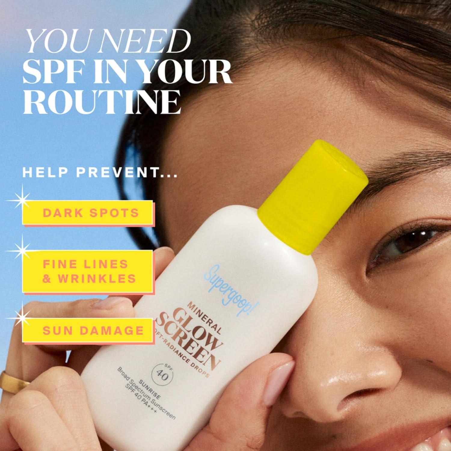 Gotas de Radiancia Suave Supergoop! Glowscreen SPF 40 48 ml