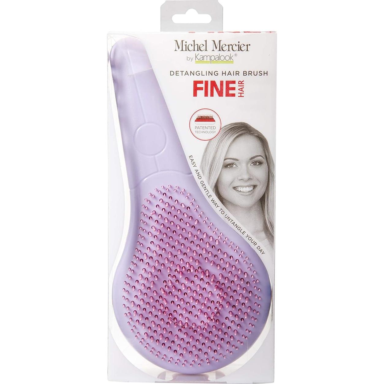 Cepillo Desenredante Paddle Michel Mercier - Rosa-Púrpura - 1 pc