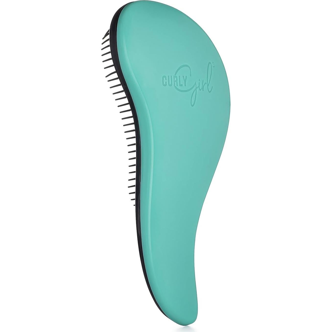 Cepillo Desenredante Curly Girl Breeze Thru Turquesa 18.4x8cm