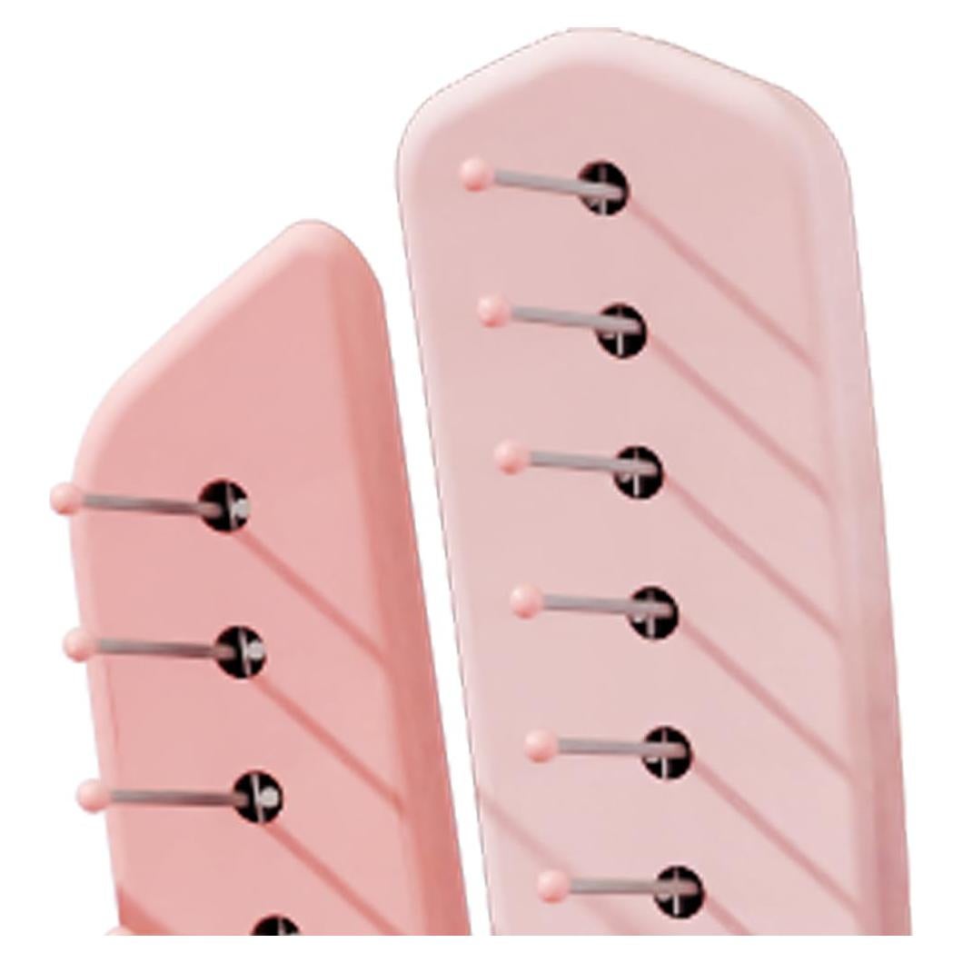 Cepillo Desenredante TEGOOL Rosa Arcoíris para Cabello Rizado