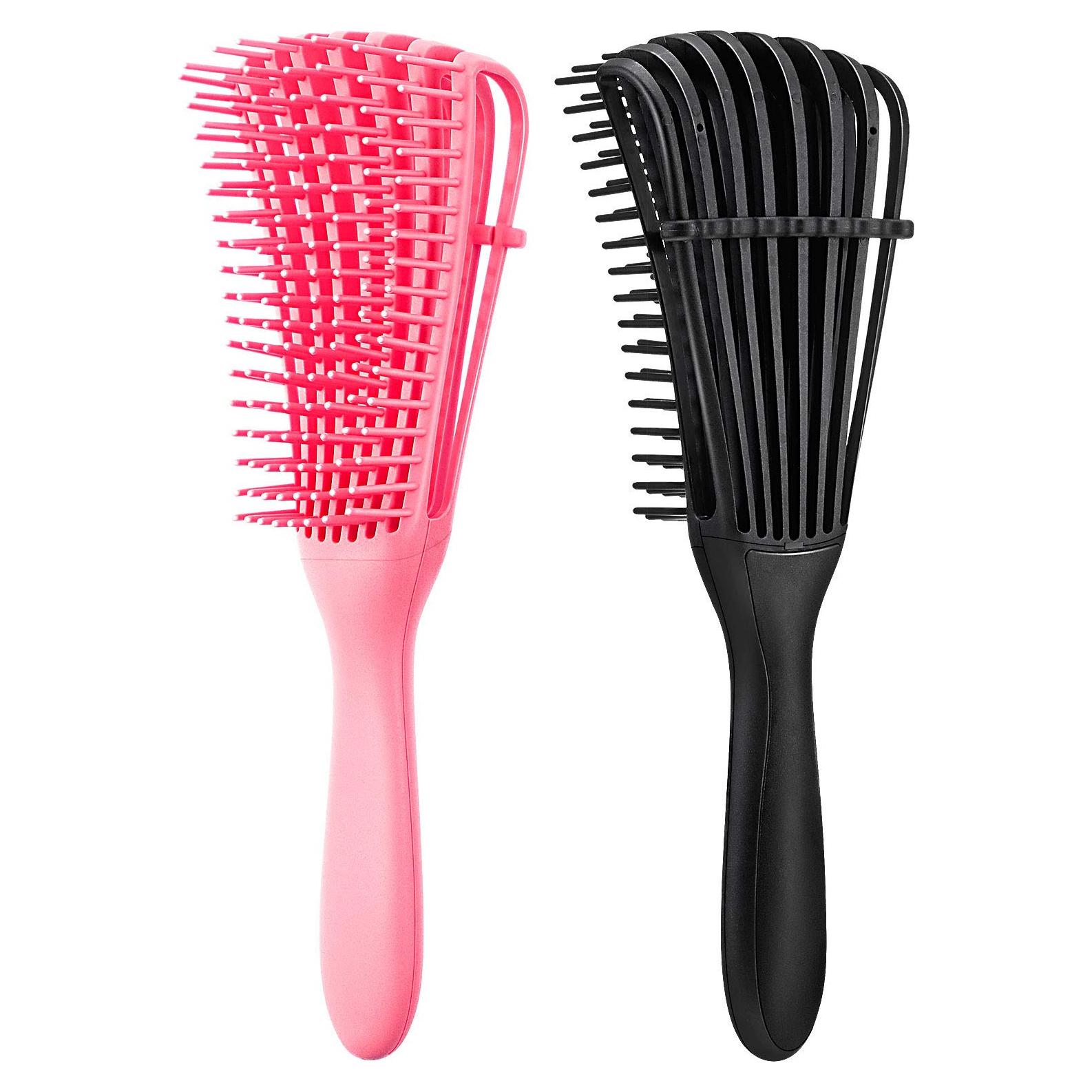 Cepillo Desenredante para Cabello Afroamericano Boao - 2 Piezas