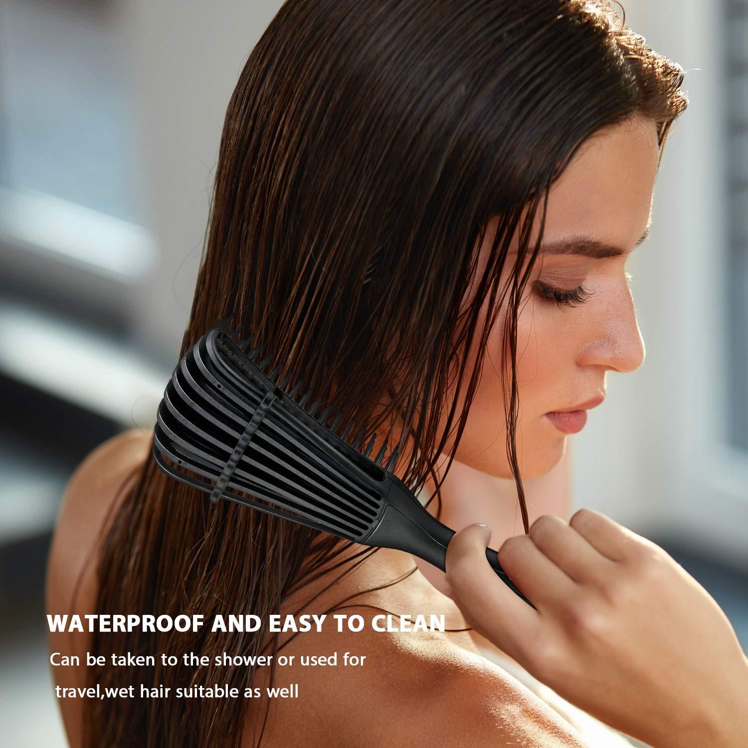 Cepillo Desenredante para Cabello Afroamericano Boao - 2 Piezas