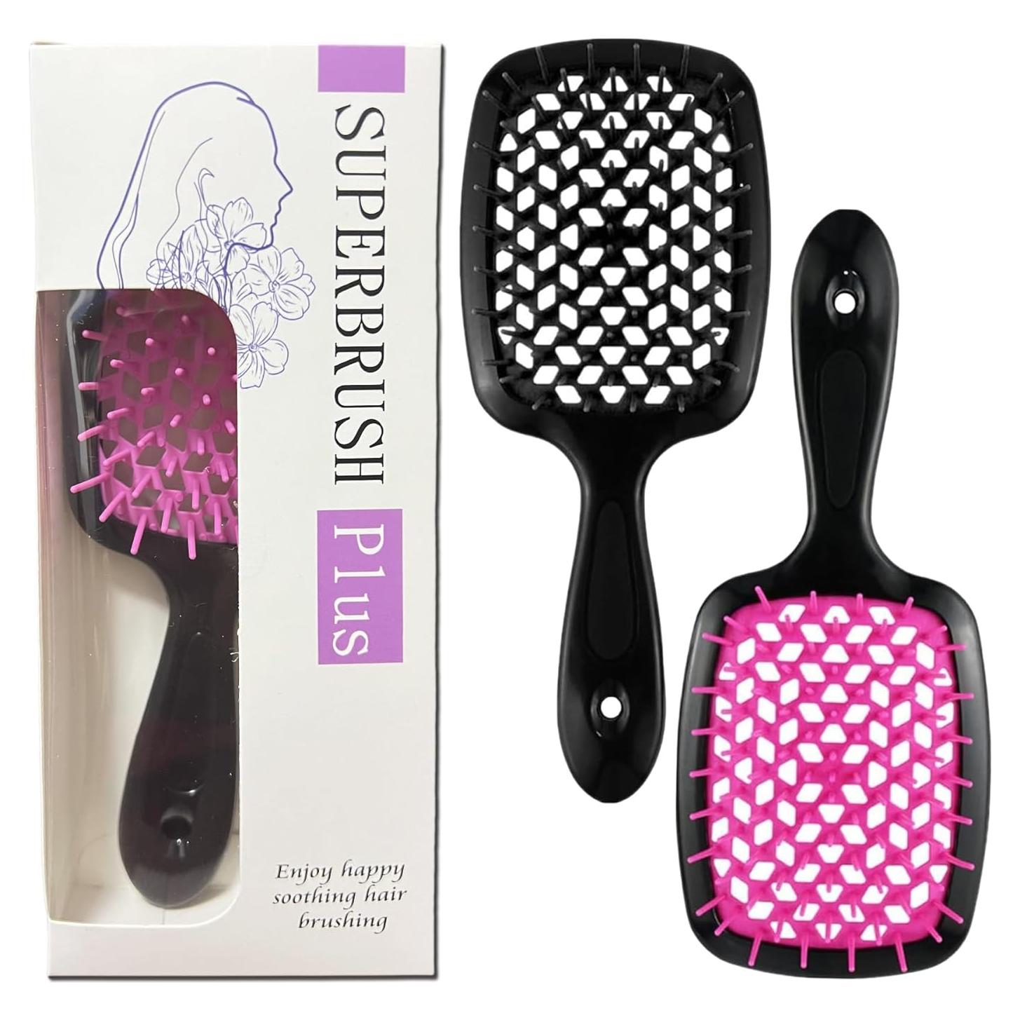 2 Cepillos Desenredantes Lixera para Cabello Rizado y Húmedo