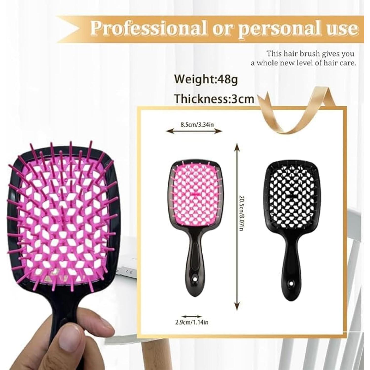 2 Cepillos Desenredantes Lixera para Cabello Rizado y Húmedo