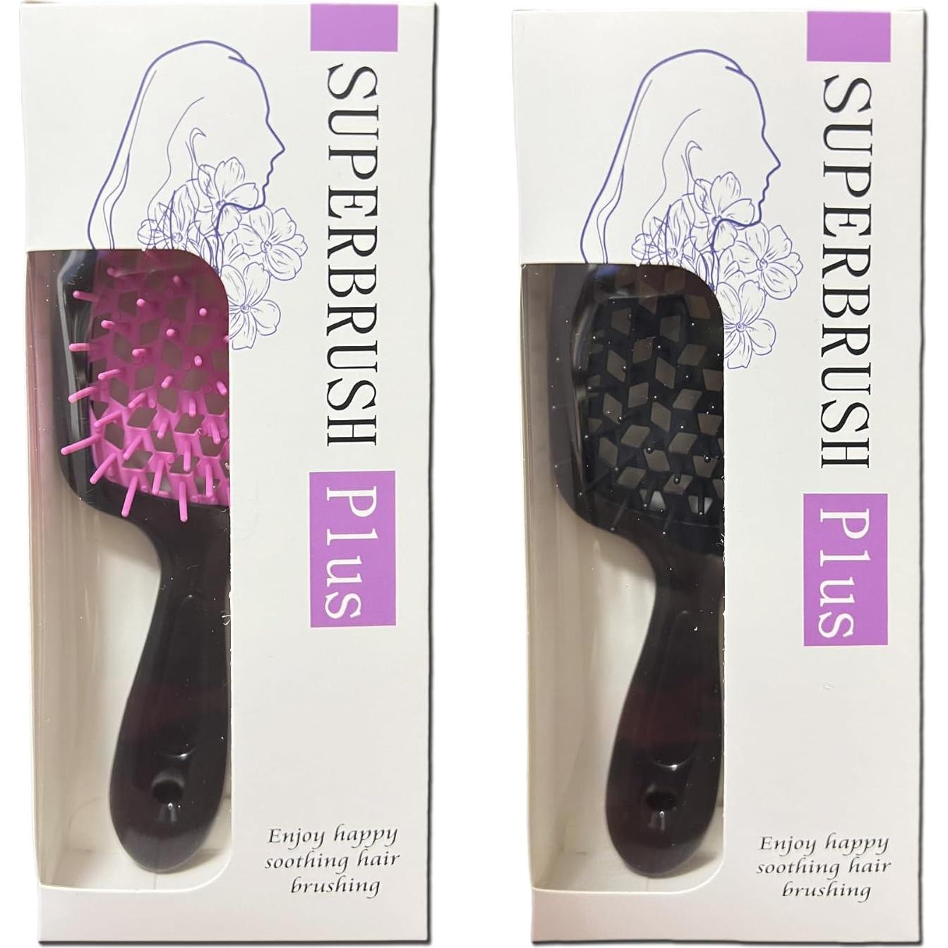 2 Cepillos Desenredantes Lixera para Cabello Rizado y Húmedo