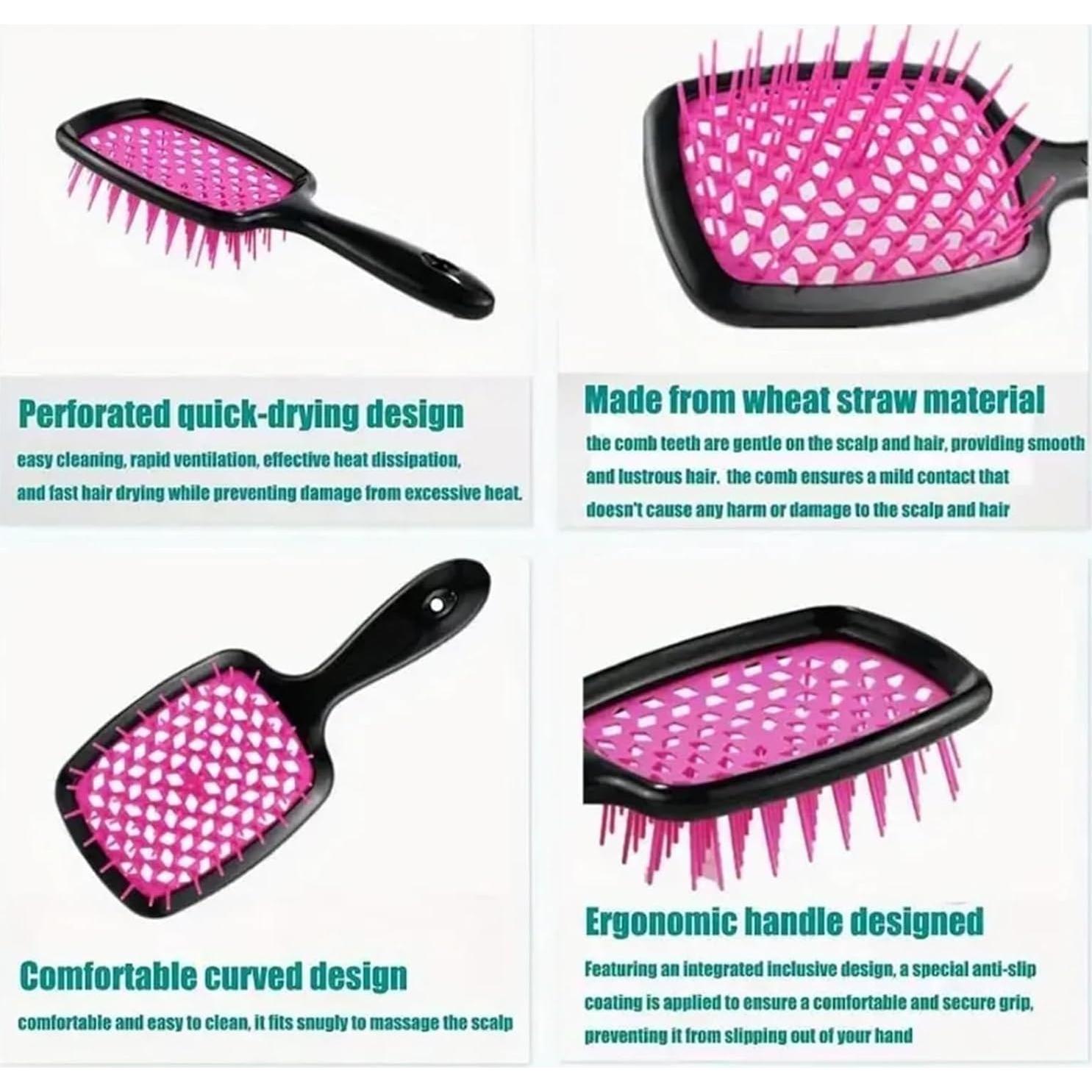 2 Cepillos Desenredantes Lixera para Cabello Rizado y Húmedo