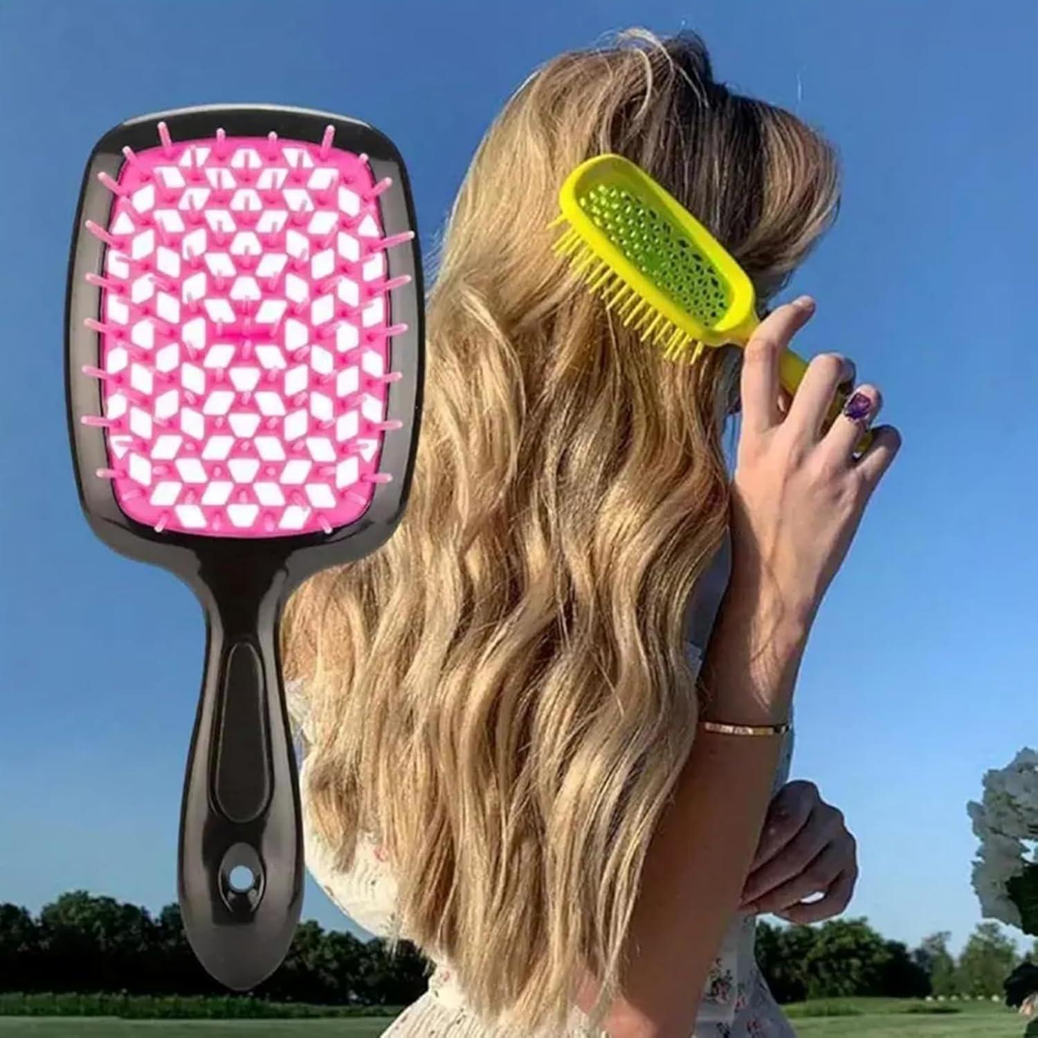 2 Cepillos Desenredantes Lixera para Cabello Rizado y Húmedo