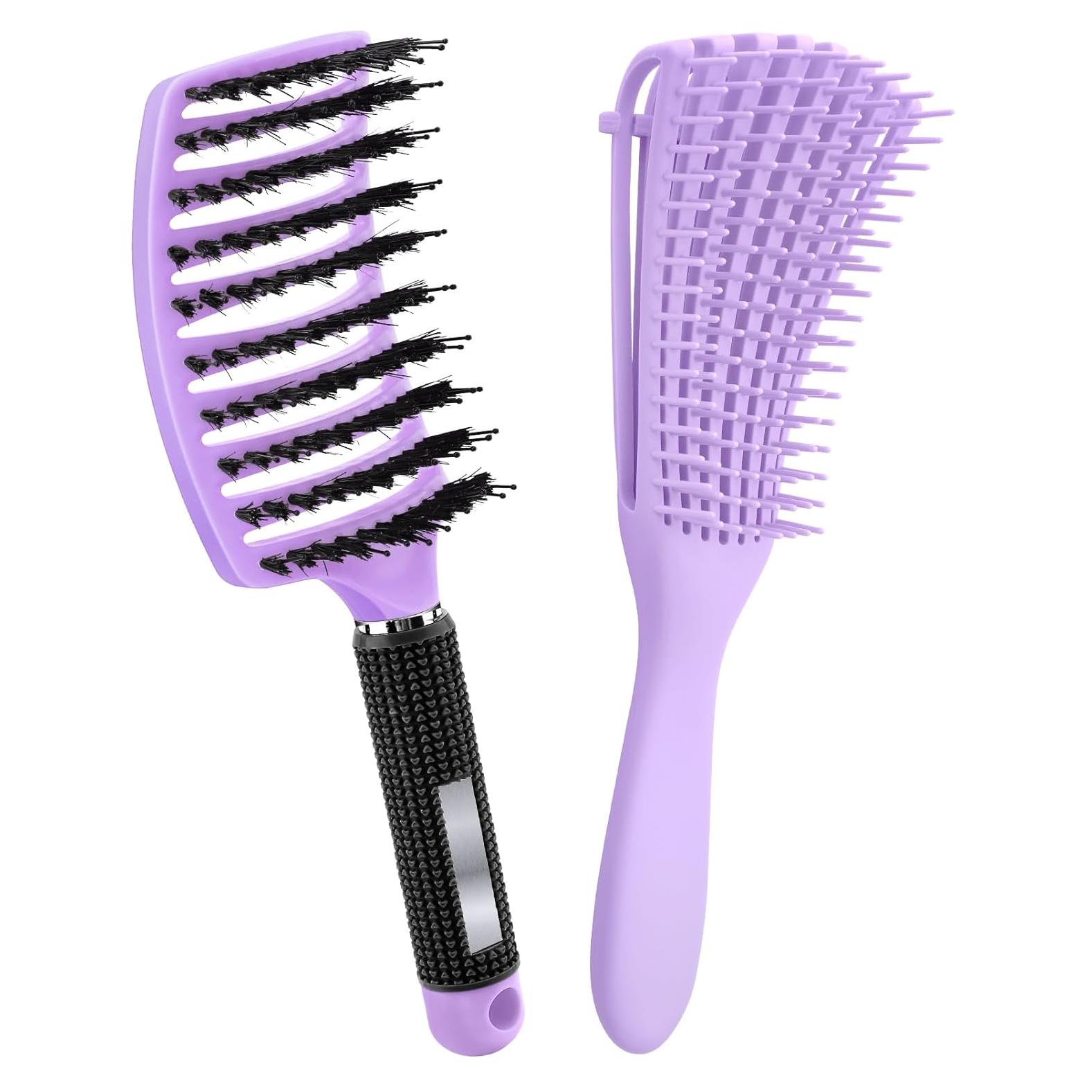 Juego de 2 Cepillos Desenredantes EIMMBD para Todo Tipo de Cabello