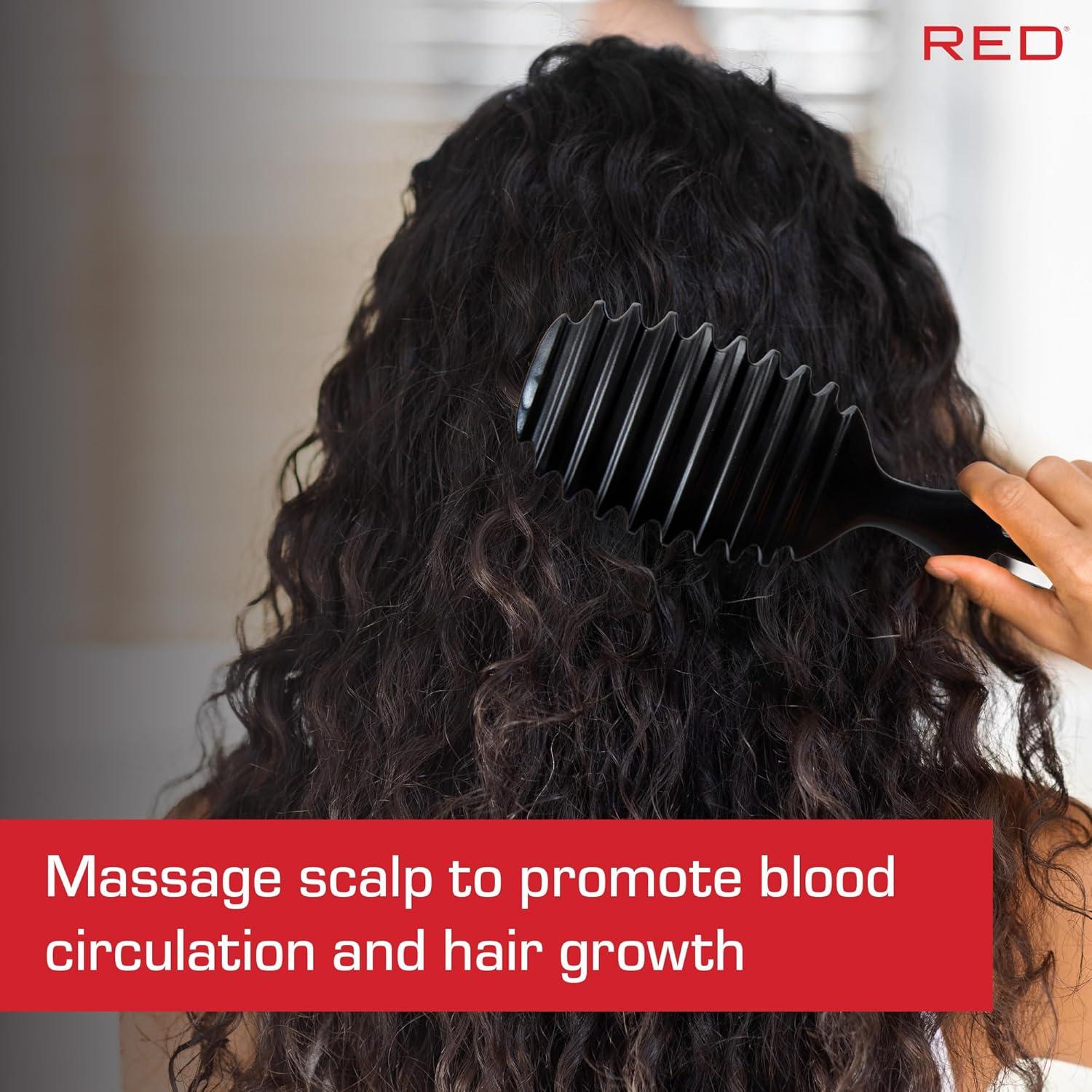 Cepillo Desenredante Curl & Care Ivy - Suave para Todo Cabello