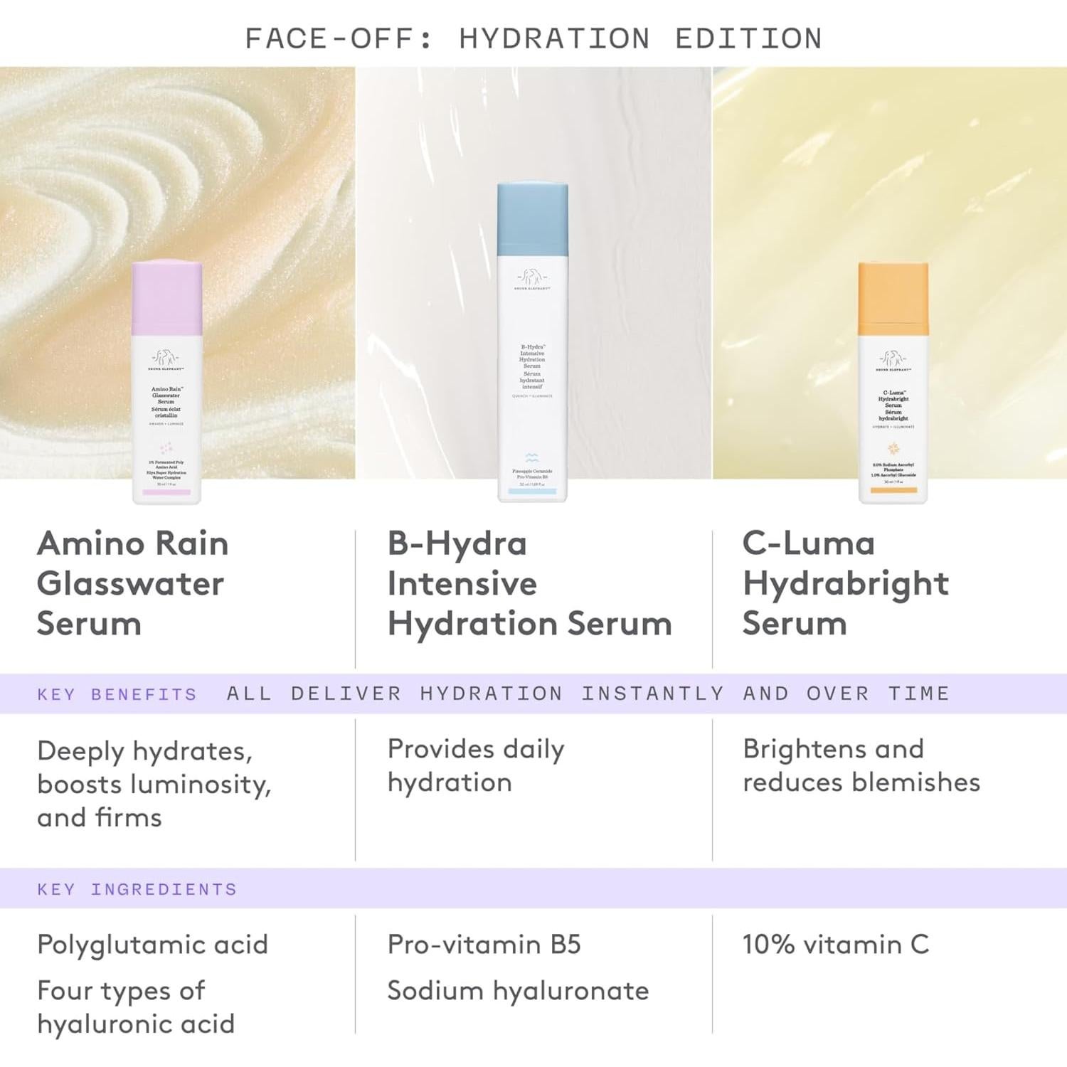 Suero Hidratante Amino Rain Drunk Elephant 30 ml - Piel Radiante