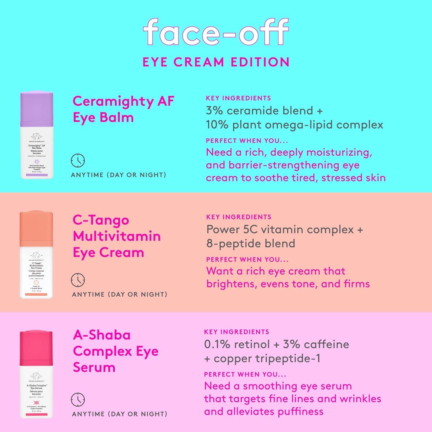 Bálsamo para Ojos Drunk Elephant Ceramighty AF 15 ml - Hidratante