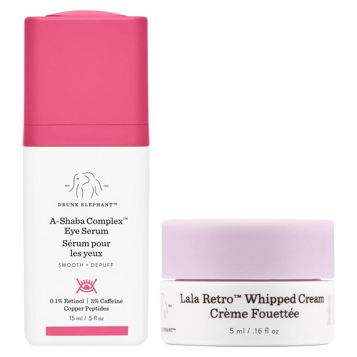 Suero para Ojos Drunk Elephant 15ml + Crema Lala Retro 5ml