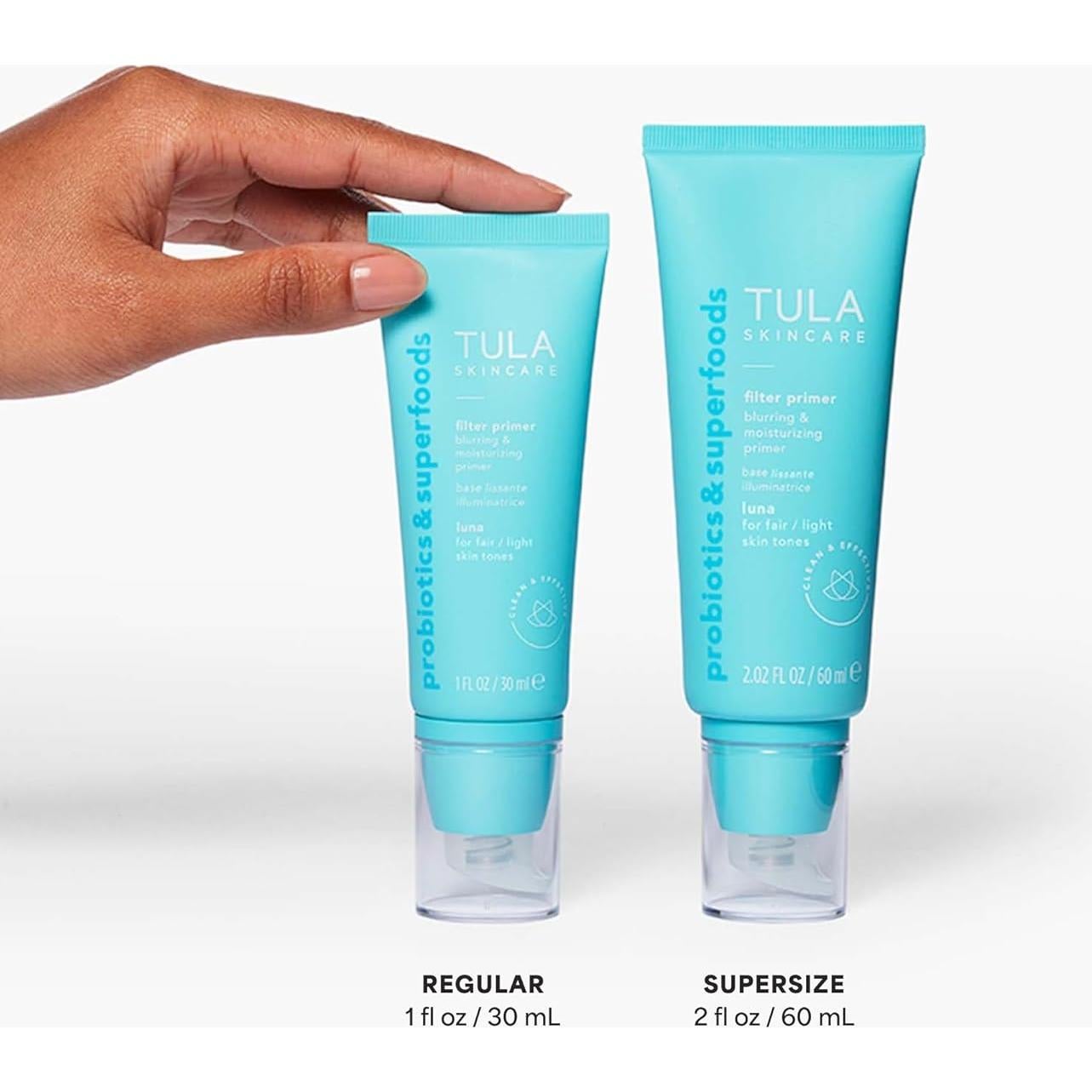 TULA Primer Facial Hidratante Difuminador 29.57 ml - Luna