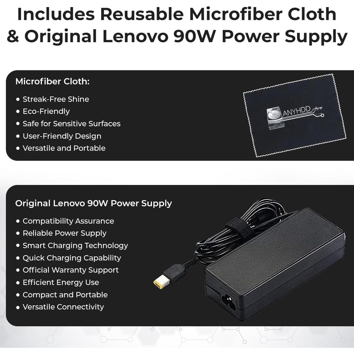 Dock Lenovo Thinkpad 40AY0090US USB-C con Adaptador 90W