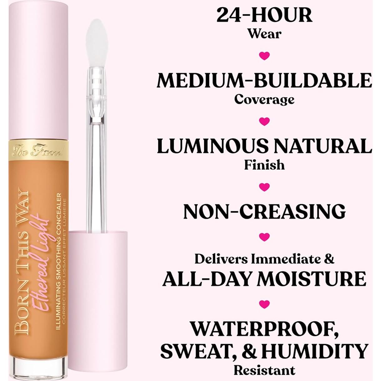 Corrector Too Faced Born This Way Luz Etérea 5 ml - Hialurónico