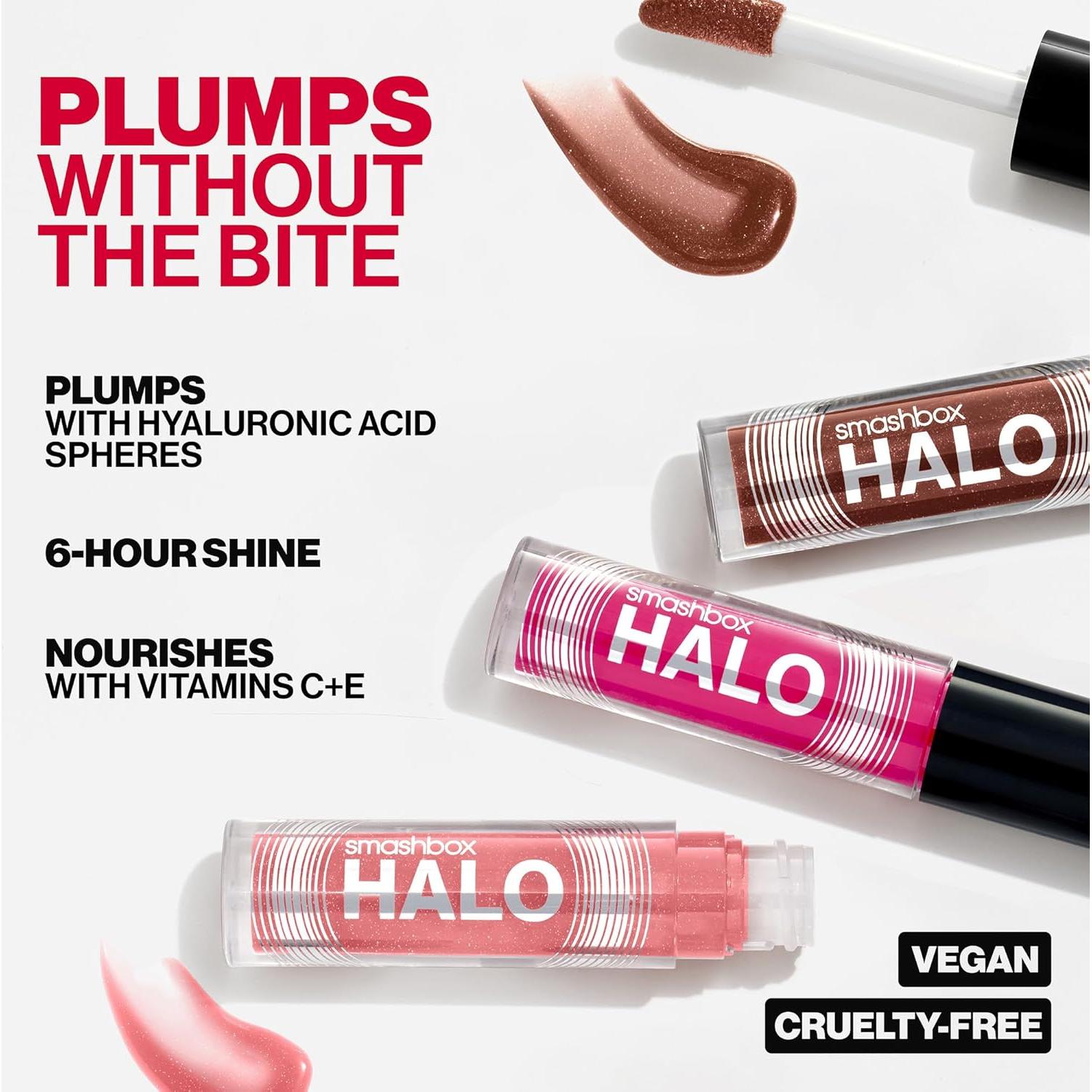 Brillo Labial Smashbox Halo Plump + Glow 39.87g Rosa