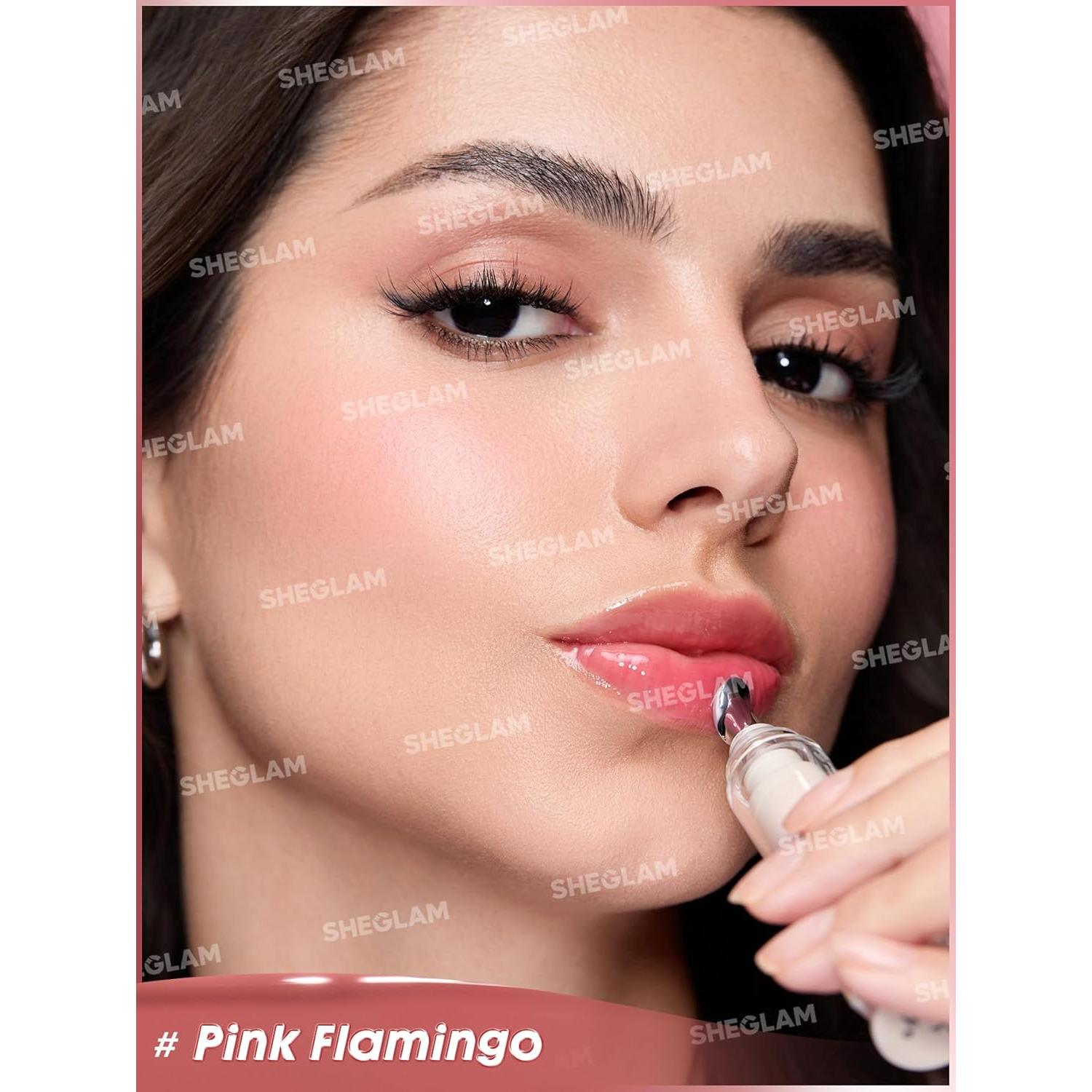 Brillo Labial SHEGLAM Booster Shine Flamenco Rosa 30g