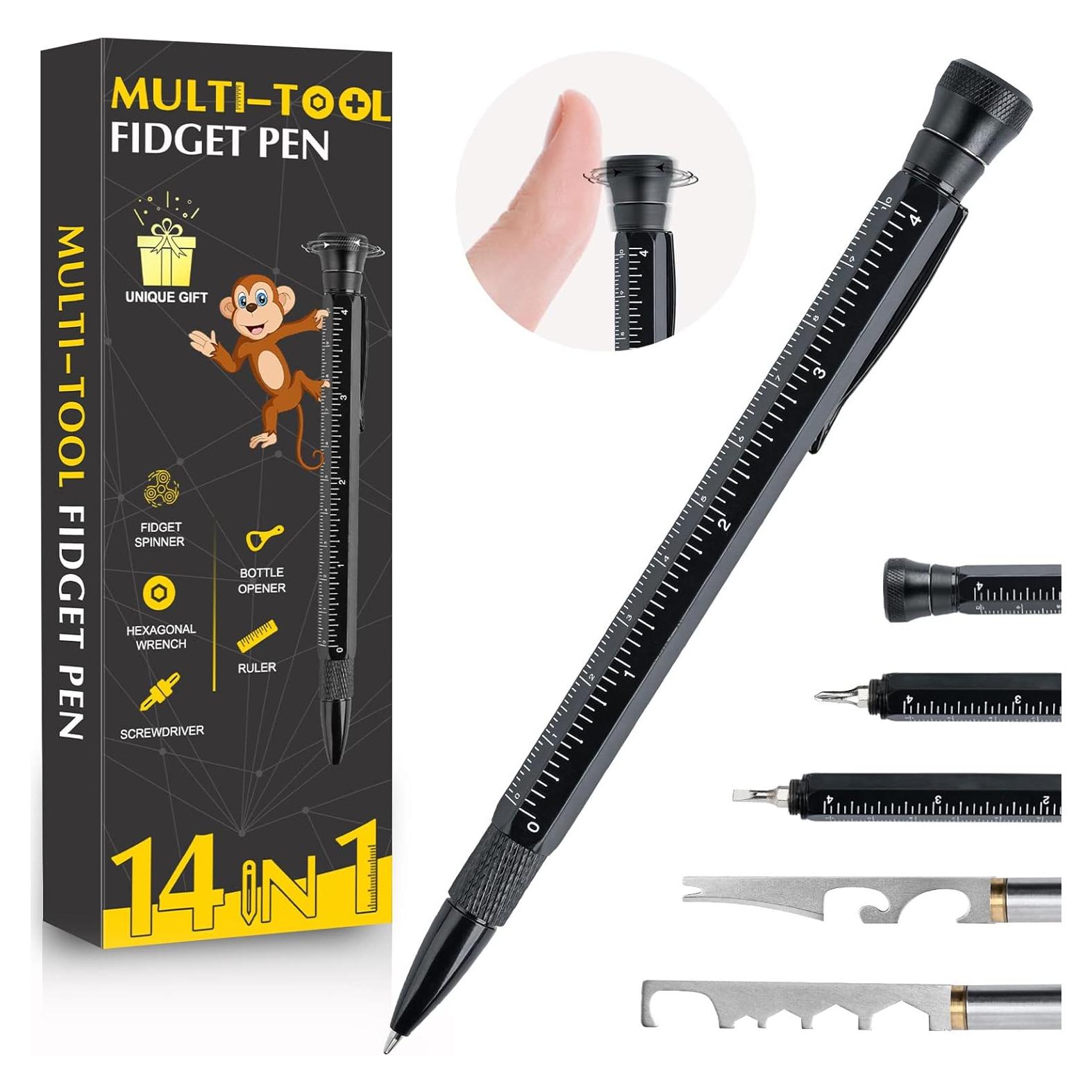 Bolígrafo Multiherramienta XAMAWA 14 en 1 Antiestrés