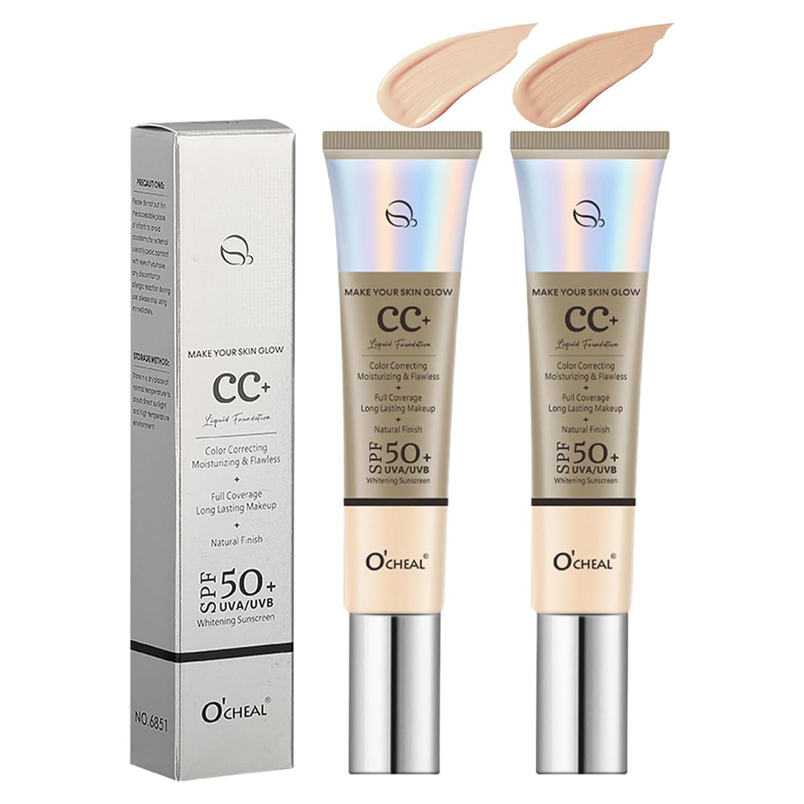 Crema CC Soelegant Natural y Marfil SPF 50 31 ml Hidratante