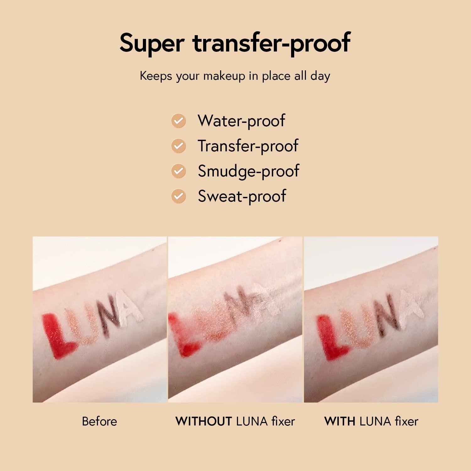 LUNA Spray Fijador de Maquillaje 97.6 ml, Acabado Natural