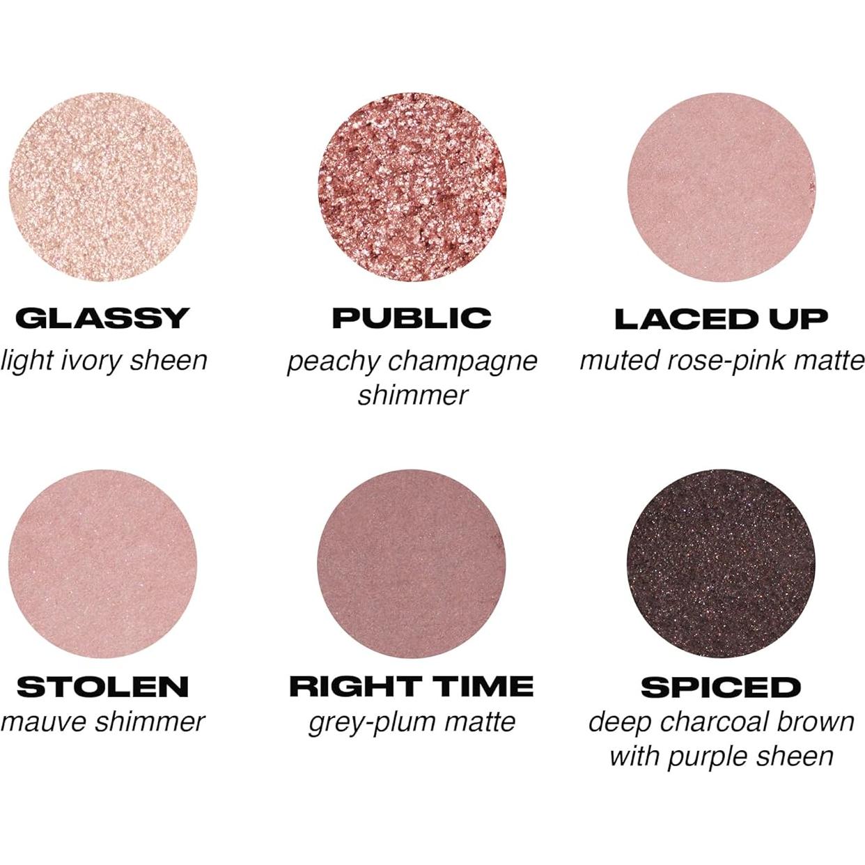 Paleta de Sombras Urban Decay Naked 3 Mini - 6 Tonos Rosa