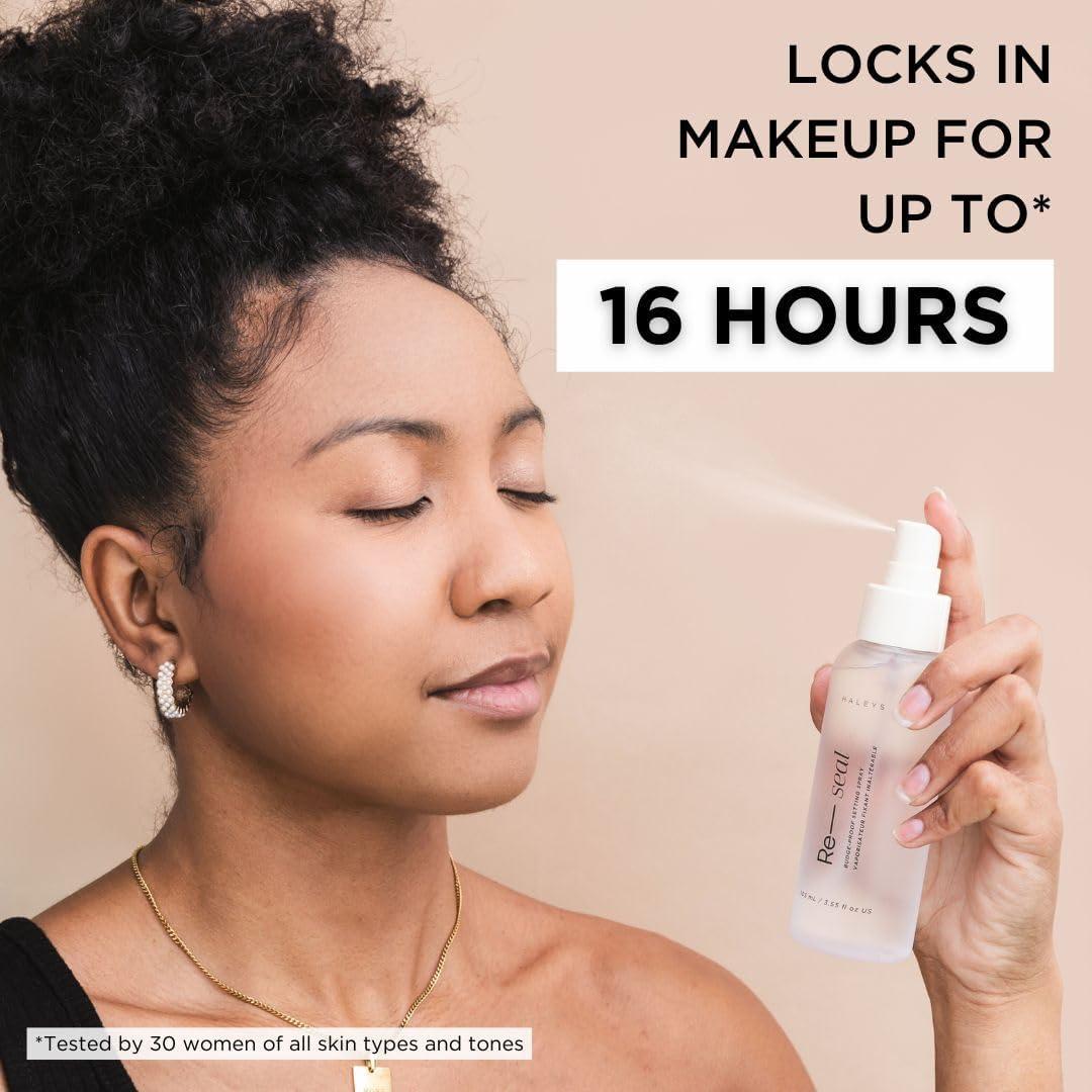 Spray Fijador de Maquillaje Haleys Re-seal 140g - 16 Horas